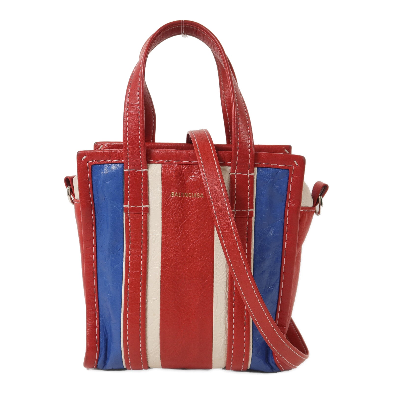 BALENCIAGA 羊皮皮革Bazar Bag手挽肩背兩用袋