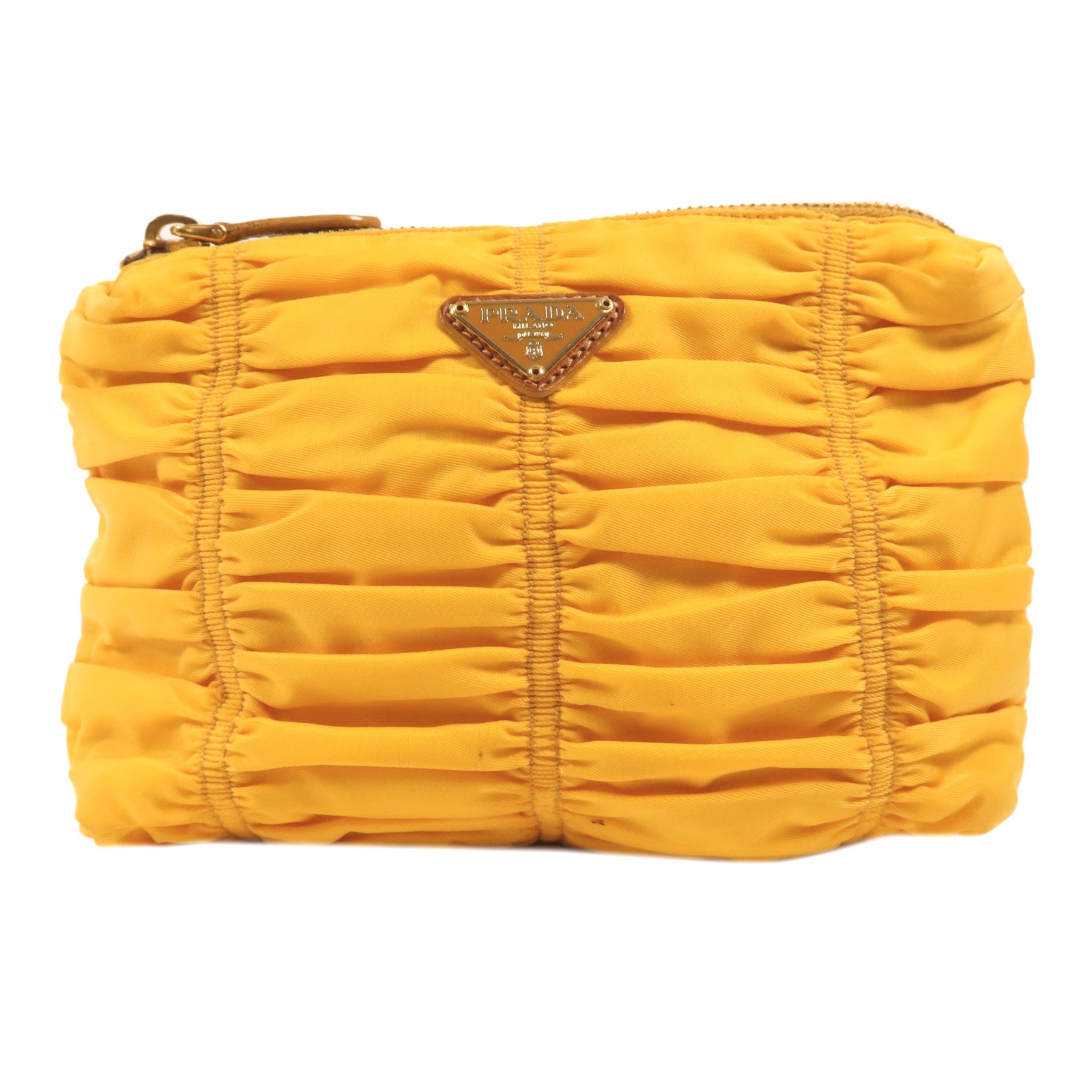 PRADA 尼龍Cosmetics Bag金扣手拿包