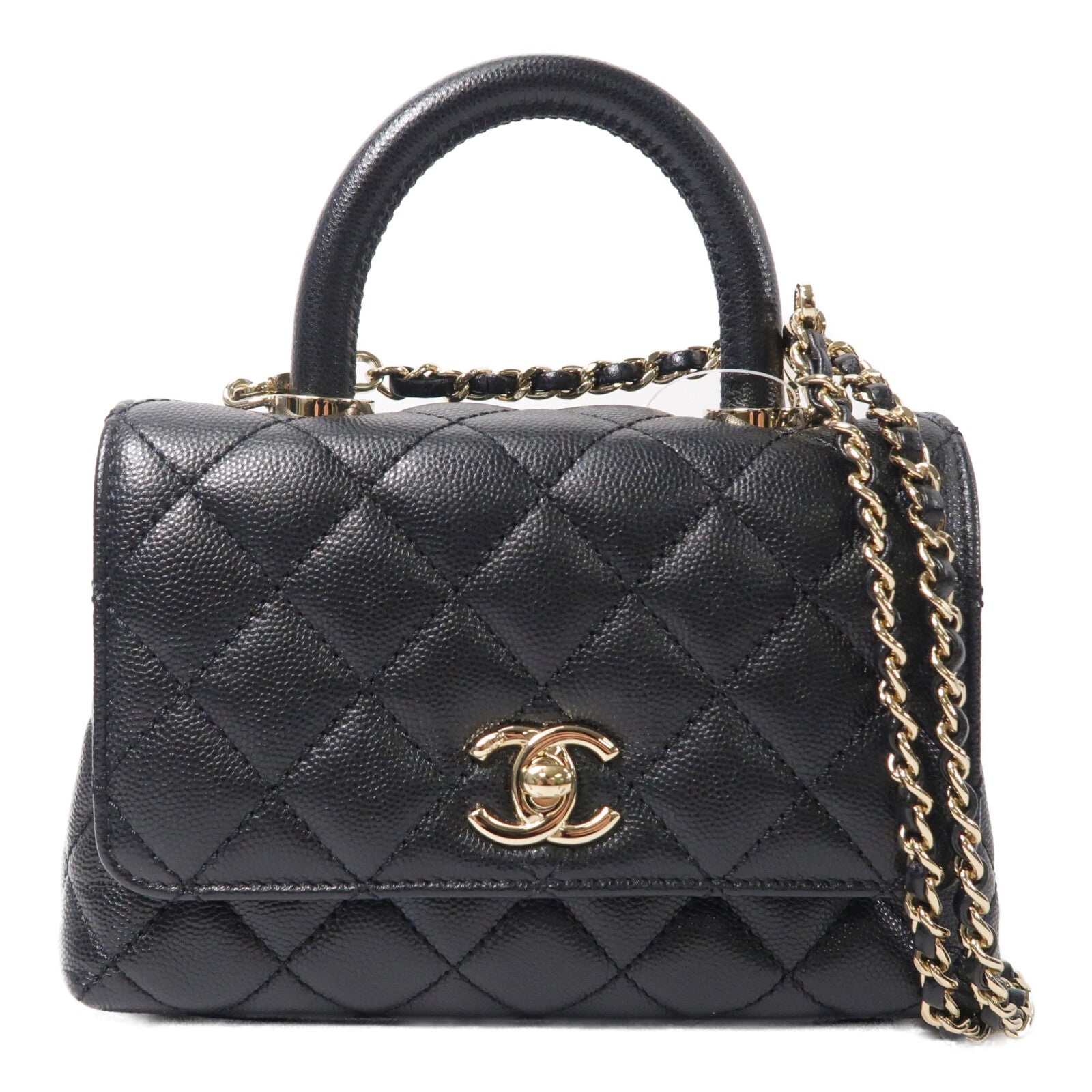 CHANEL Mini Coco Handle手挽肩背兩用袋