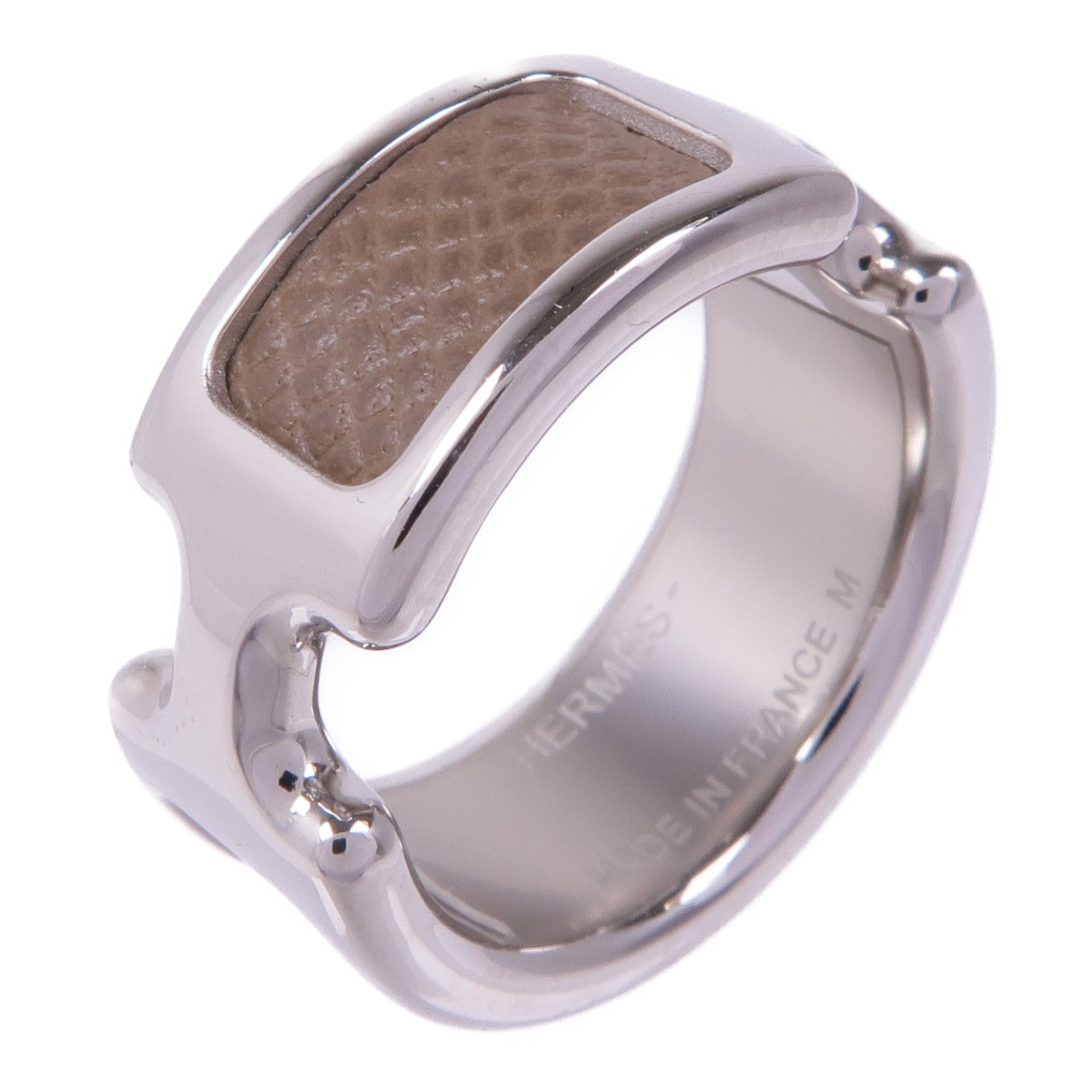 HERMES 金屬Olympe Ring戒指Etoupe