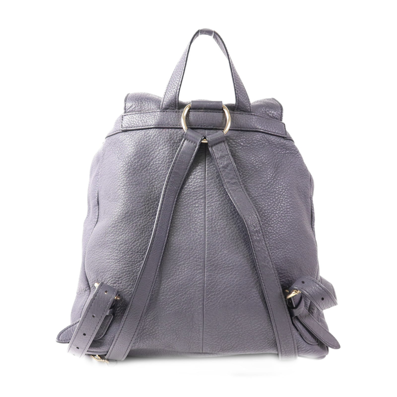 COACH 牛皮皮革Backpack金扣背包