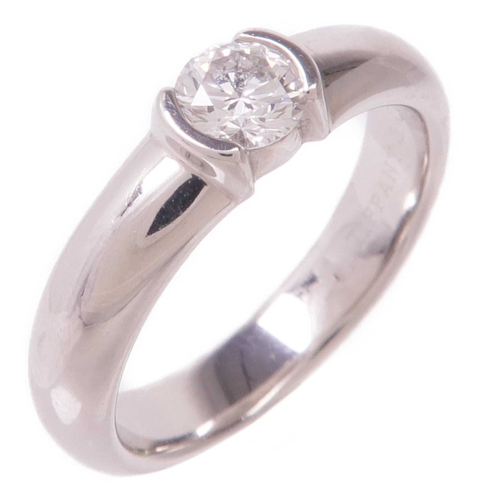 TIFFANY&CO 【激減優惠】PT950鉑金Diamond Ring鑽石戒指US#4.75