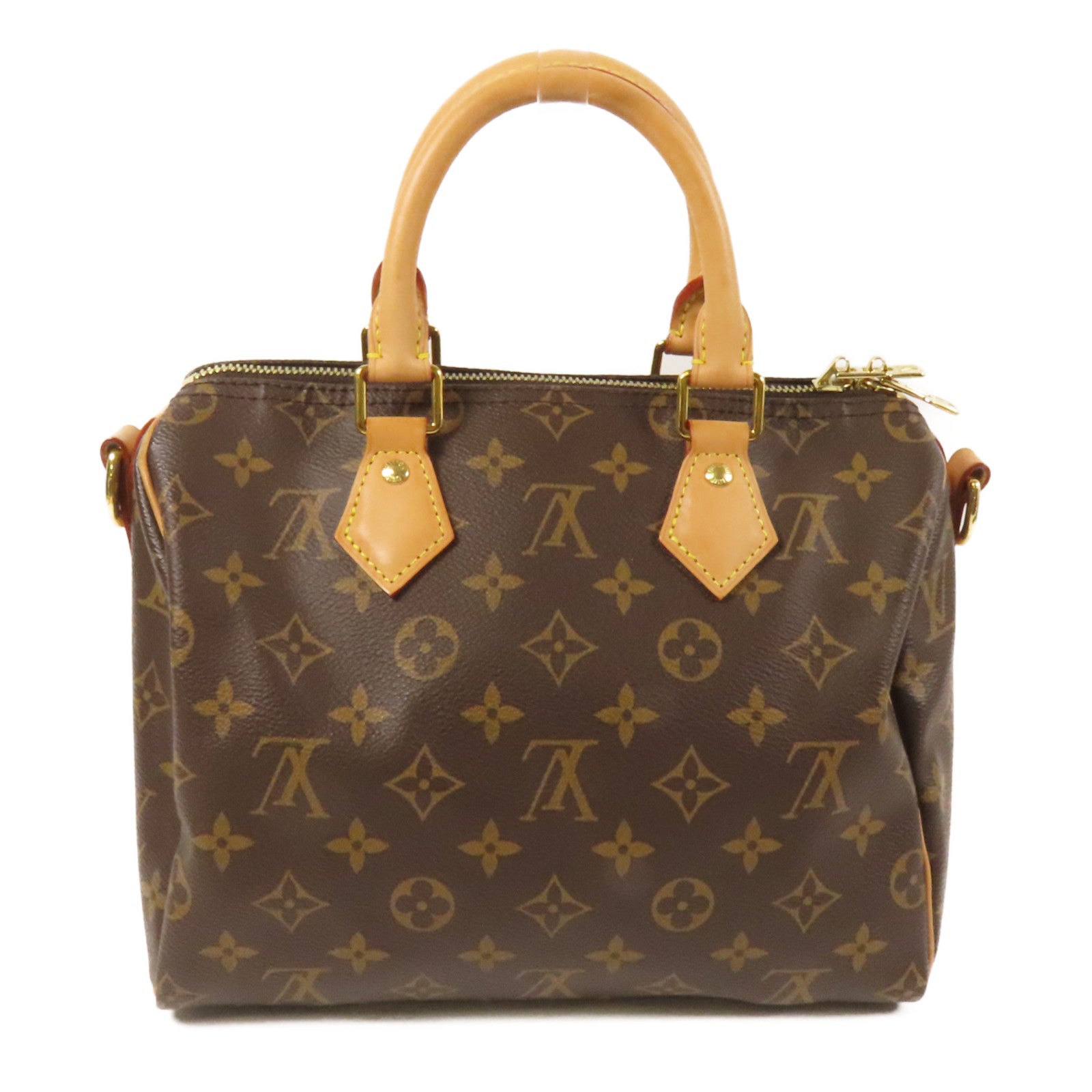 LOUIS VUITTON Monogram Speedy Bandouliere 25金扣手挽肩背兩用袋