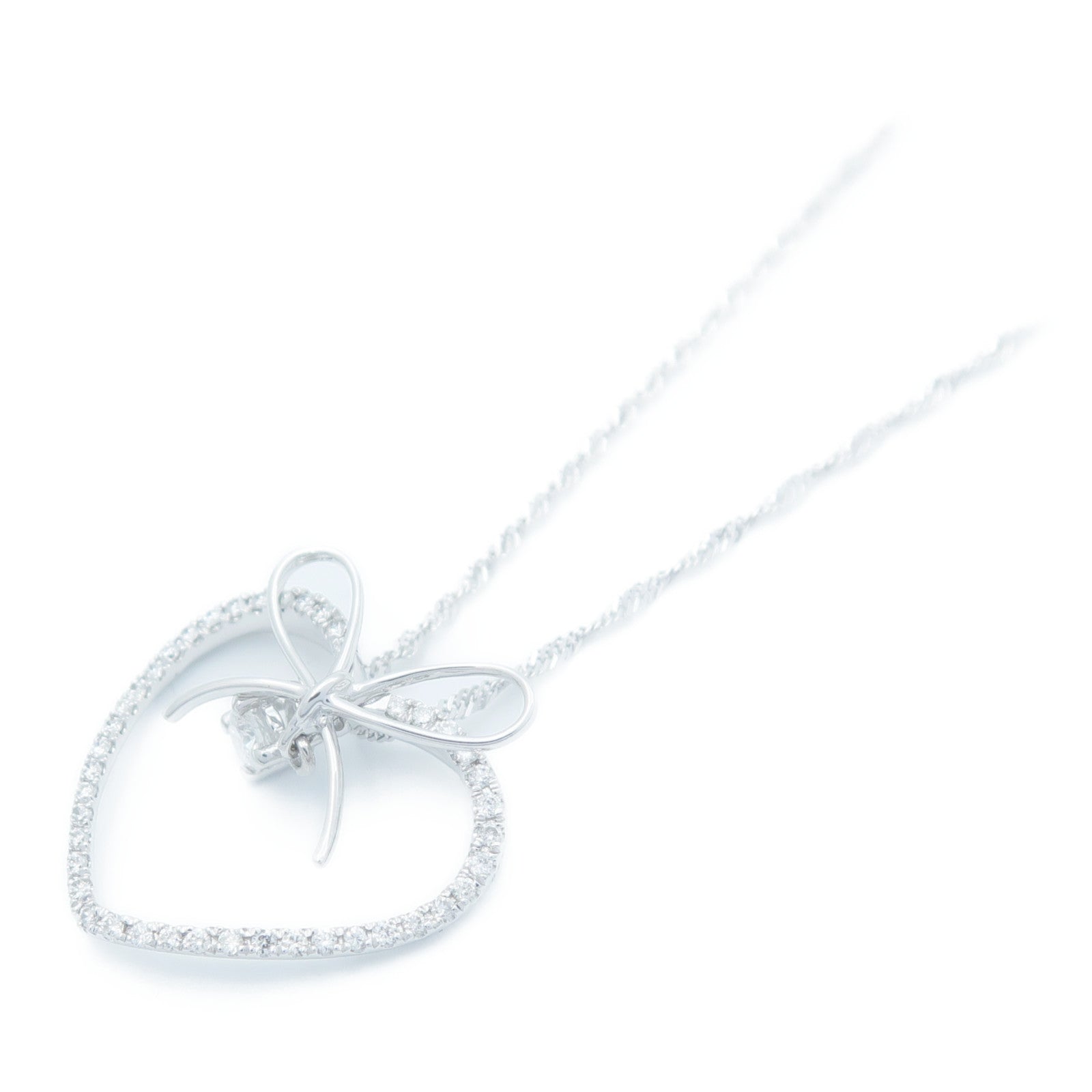JEWELRY 18K白金Diamond Necklace鑽石項鍊