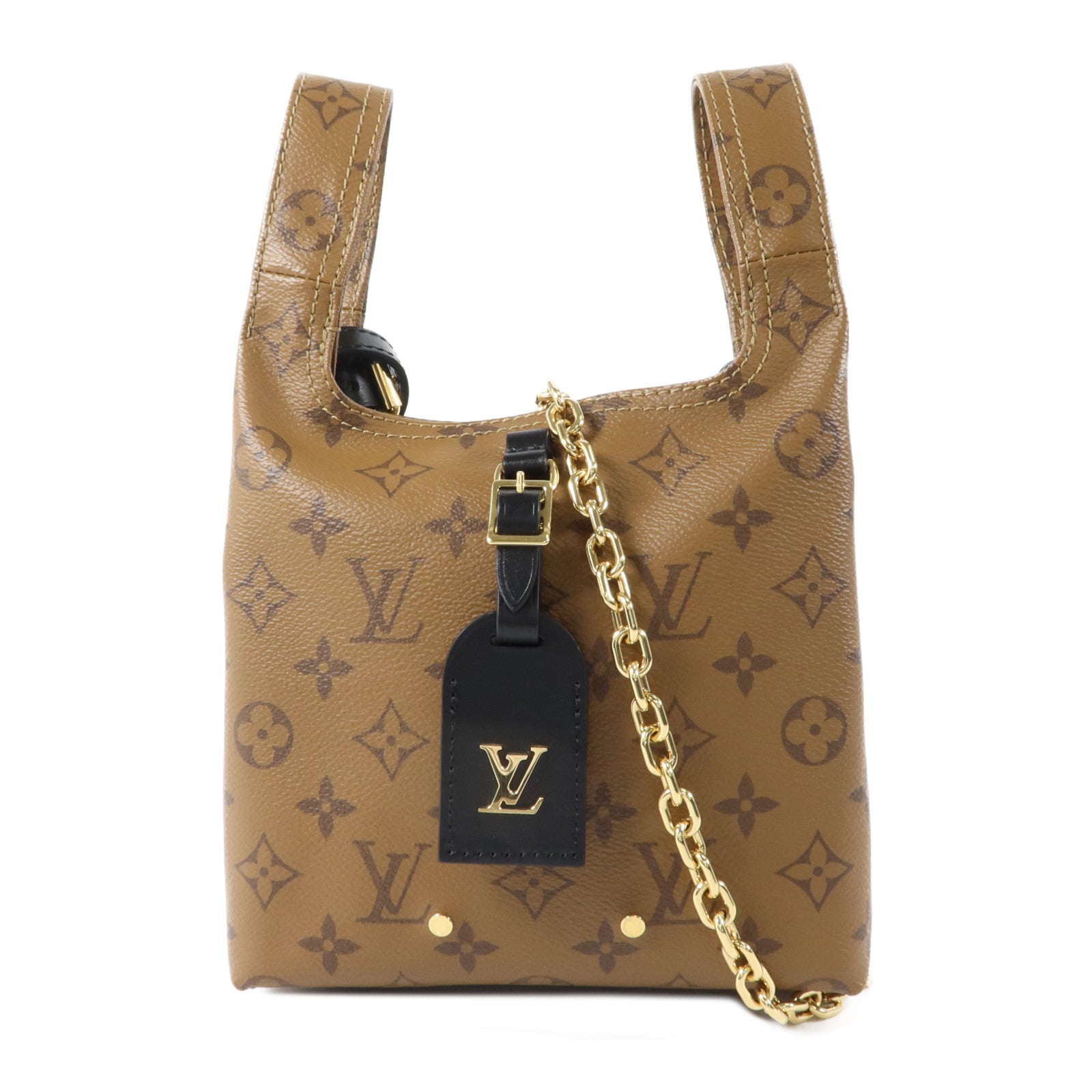 LOUIS VUITTON Monogram Reverse Atlantis BB手挽肩背兩用袋
