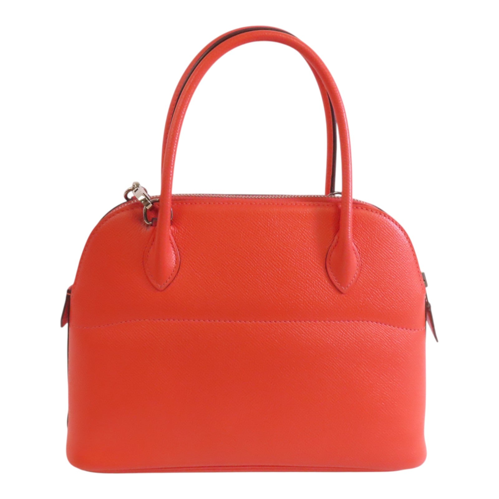 HERMES Epsom皮革Bolide 27銀扣肩背袋