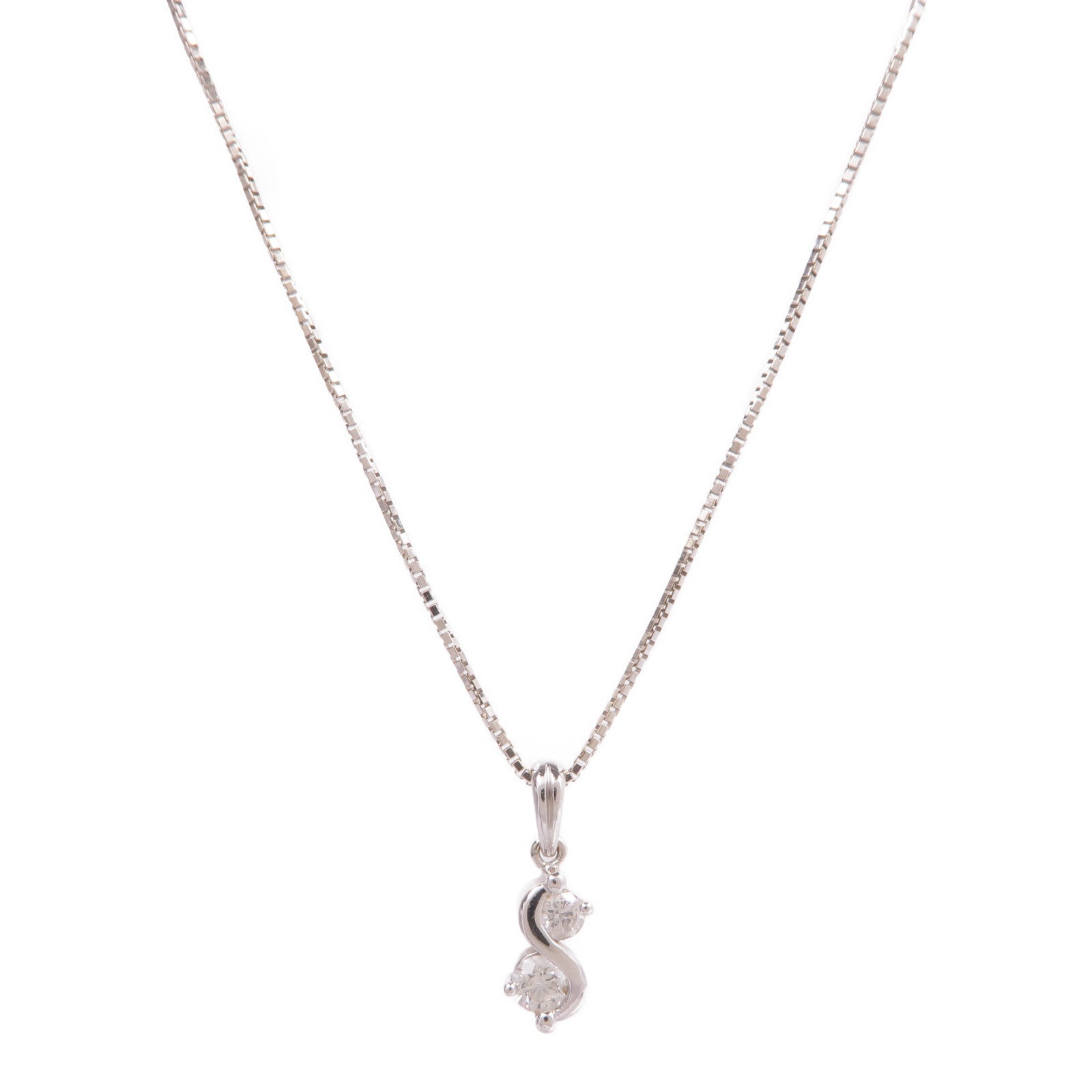 JEWELRY 【激減優惠】18K白金Diamond Necklace鑽石項鍊