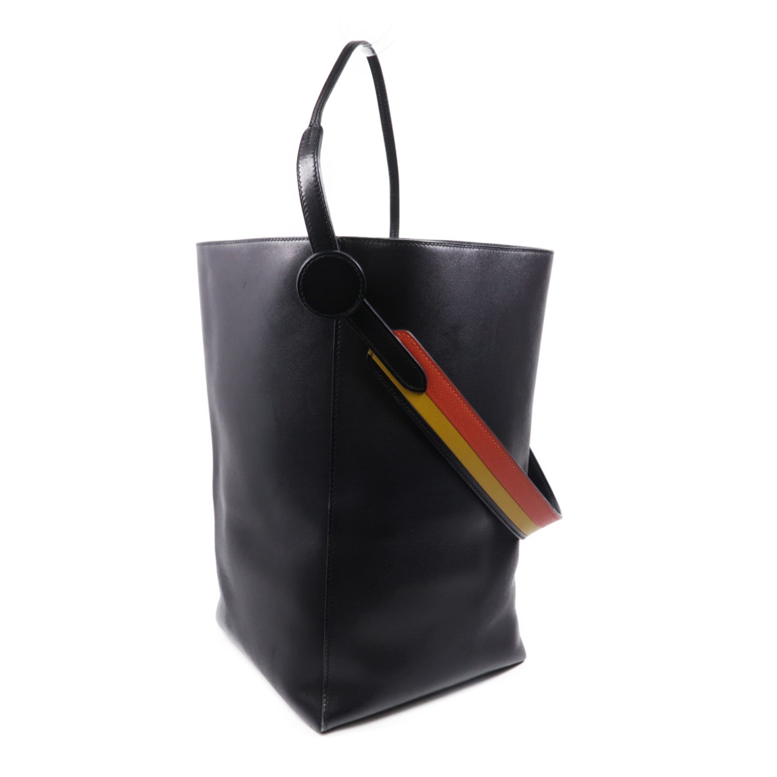 HERMES Veau Volupto皮革Licol 19肩背袋Noir