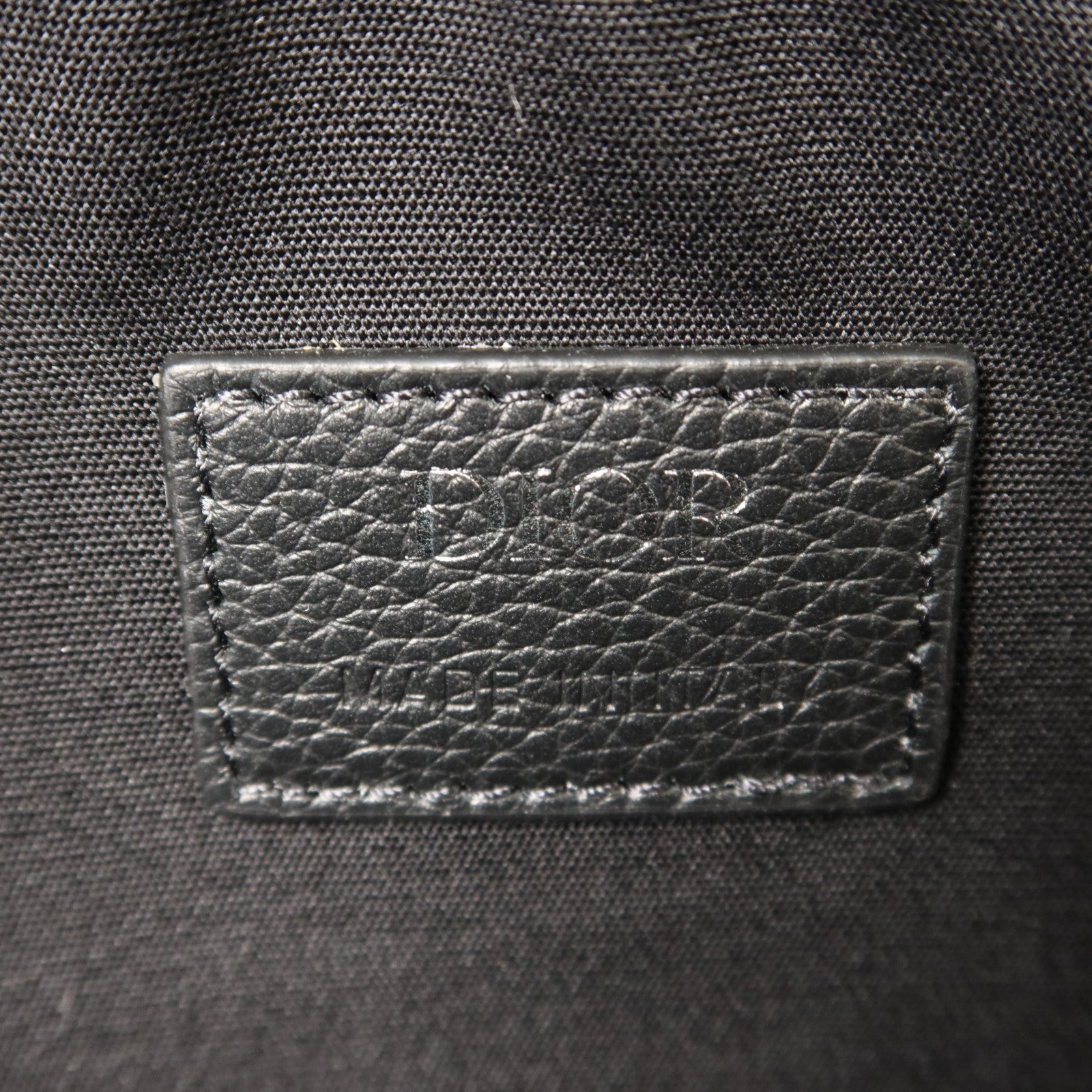 Dior 帆布Shoulder Bag銀扣肩背袋