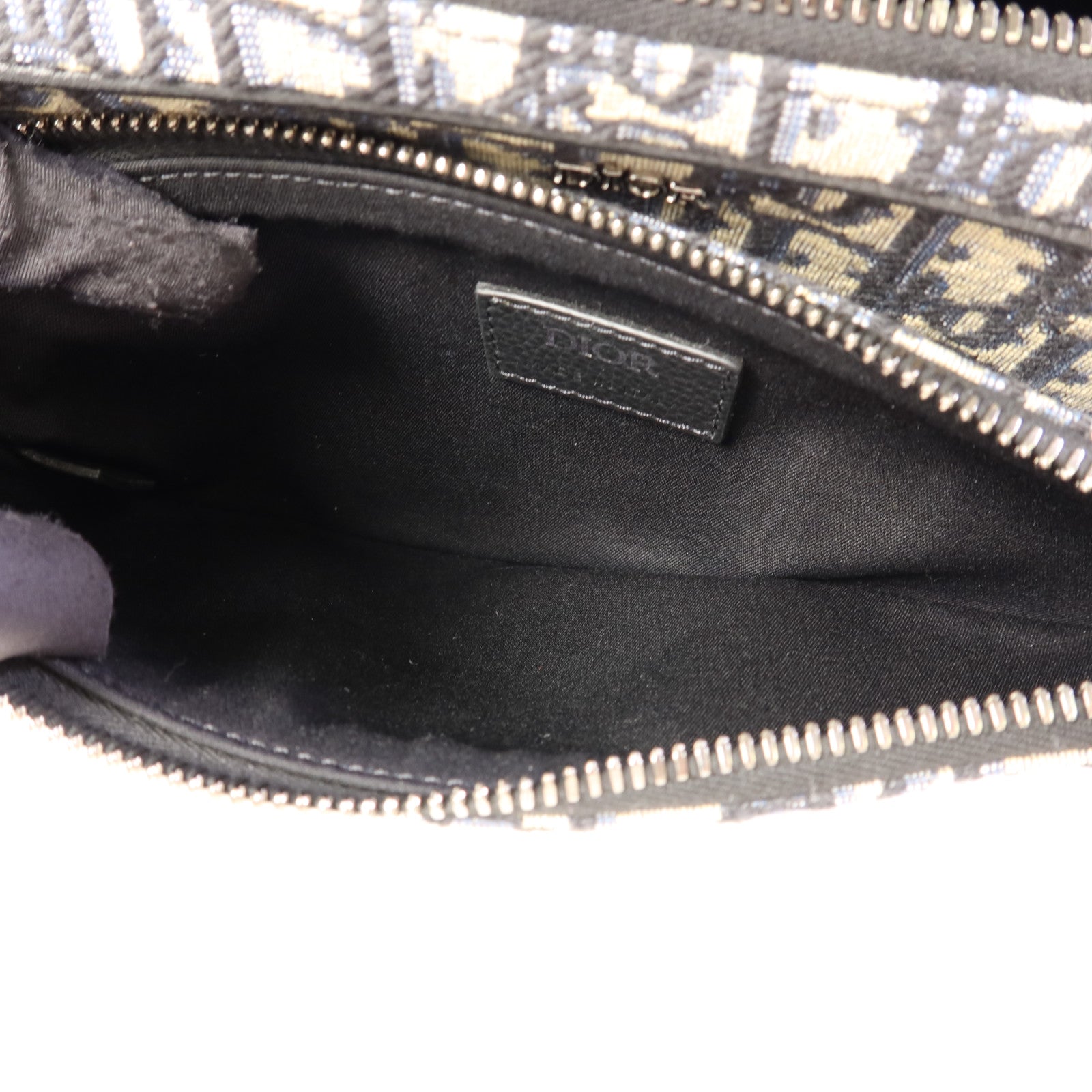 Dior 帆布Shoulder Bag銀扣肩背袋