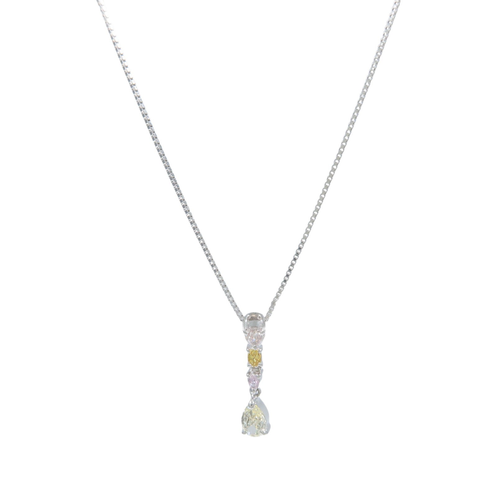 JEWELRY 18K白金Diamond Necklace鑽石項鍊