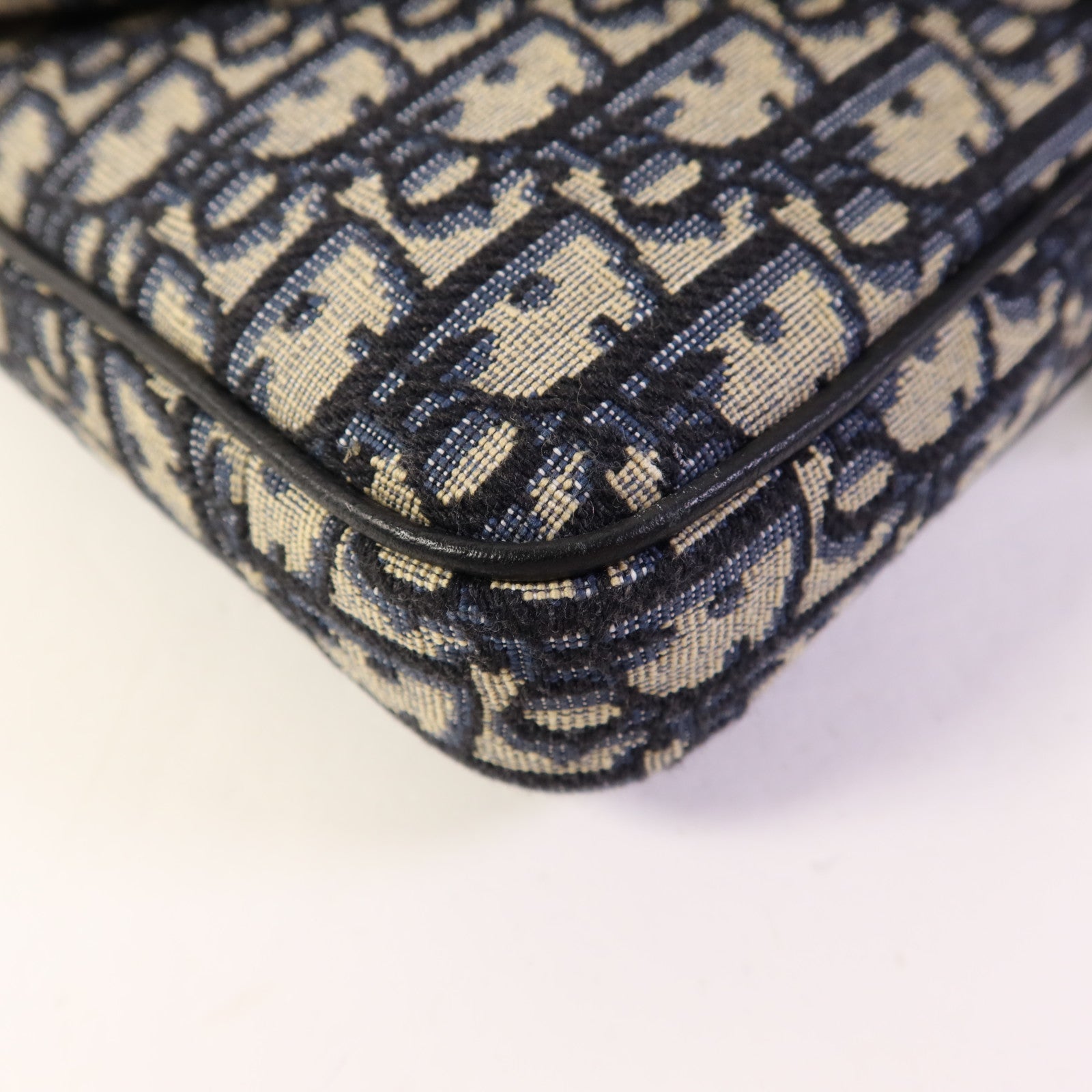 Dior 帆布Shoulder Bag銀扣肩背袋