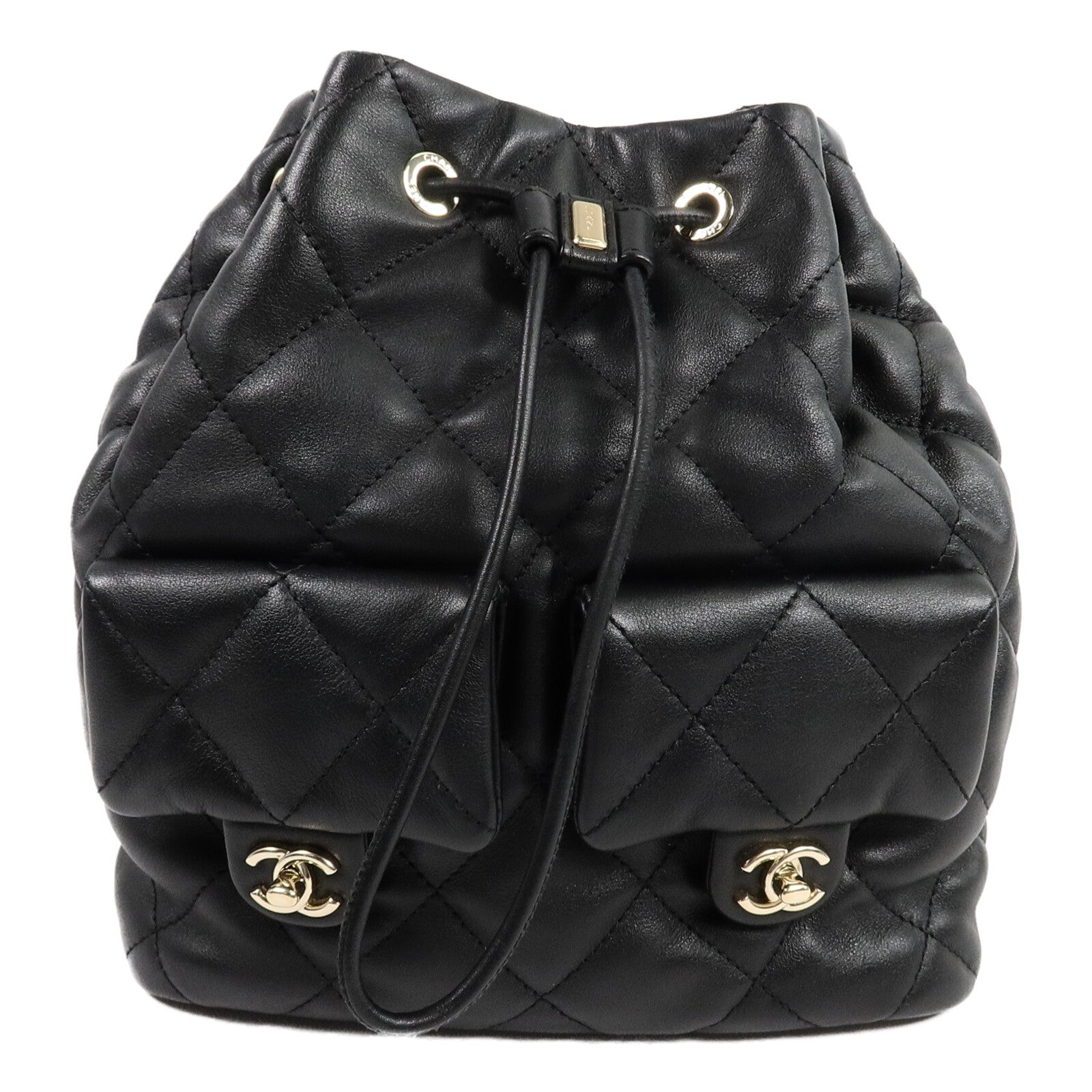 CHANEL 羊皮皮革Backpack背包