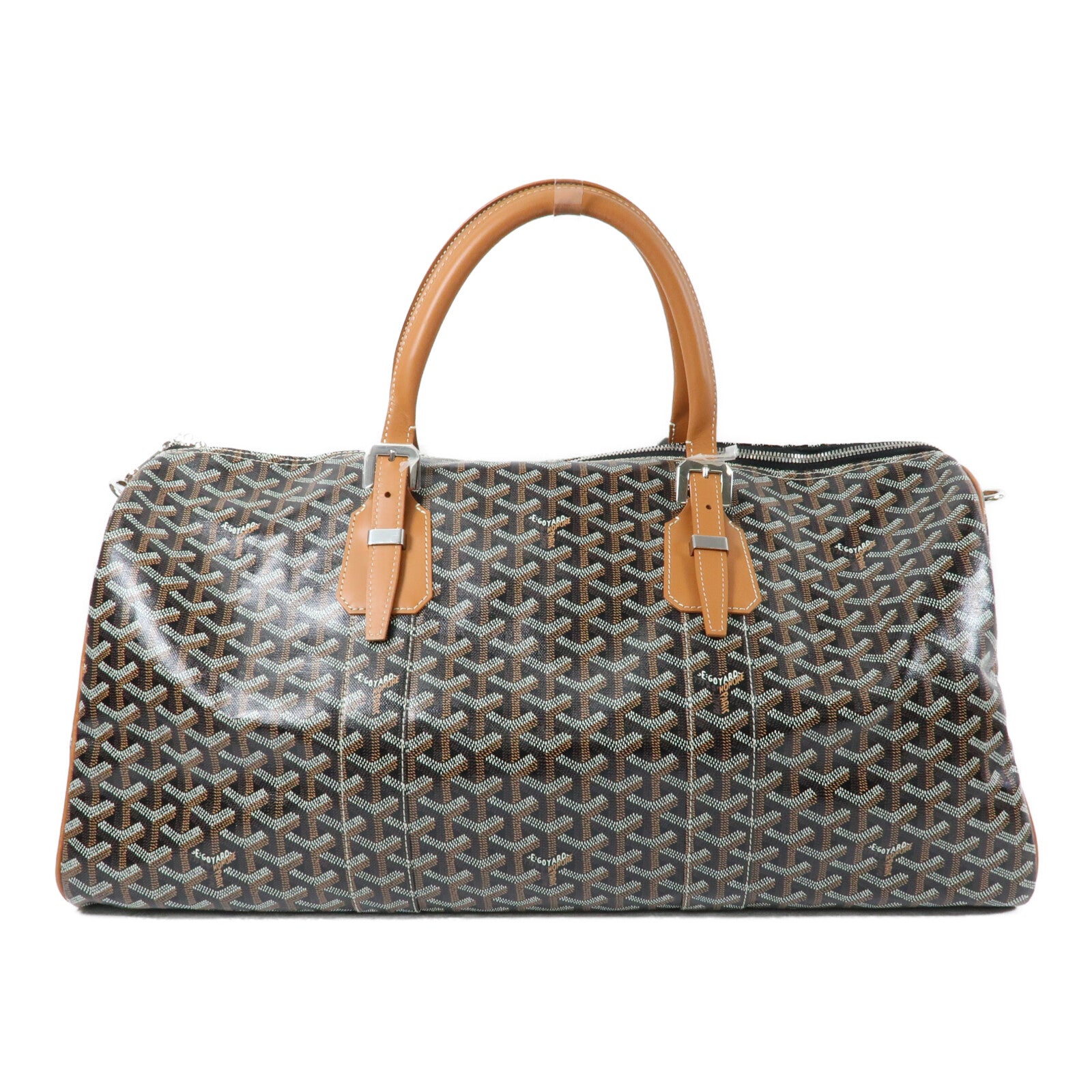 GOYARD 塗層帆布Boston 50 Bag手挽肩背兩用袋