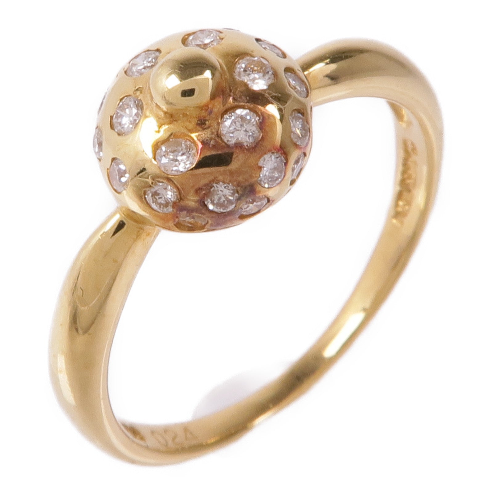 JEWELRY 【激減優惠】18K黃金Diamond Ring鑽石戒指US#6