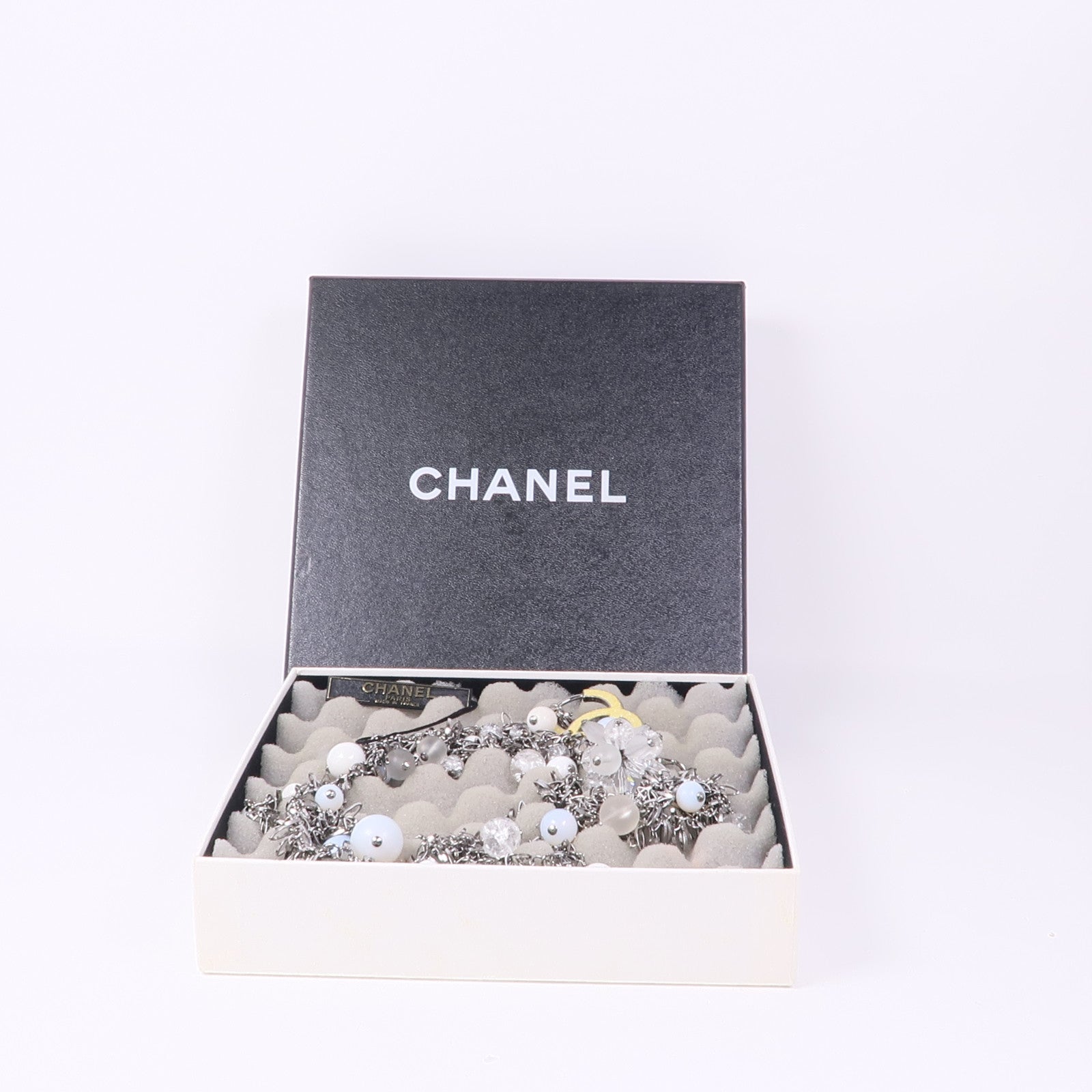 CHANEL 金屬/PVC CC Logo Chain Belt腰帶