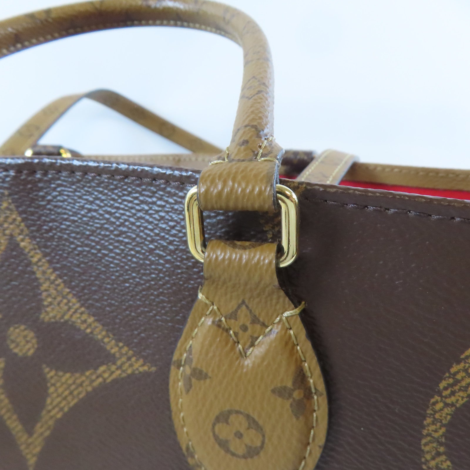 LOUIS VUITTON (PRICE DOWN) LV GHW OnTheGo GM 2 Way Shoulder Tote Bag M45320 Monogram Reverse