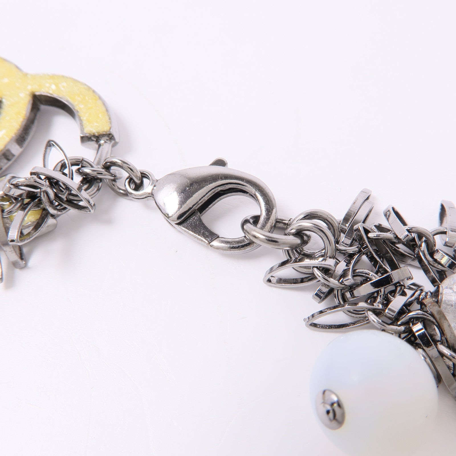 CHANEL 金屬/PVC CC Logo Chain Belt腰帶