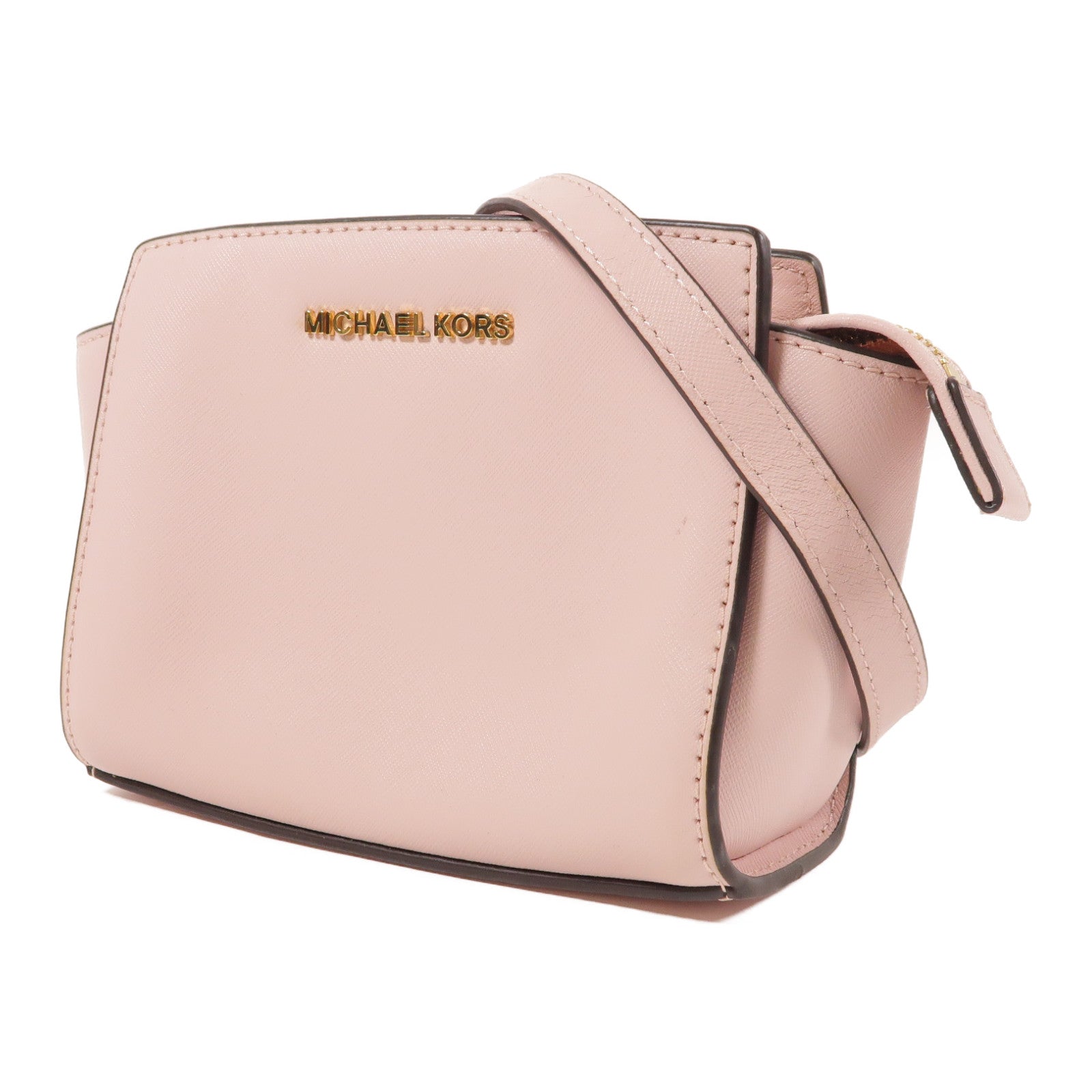 Michael Kors 皮革Selma Mini金扣肩背袋