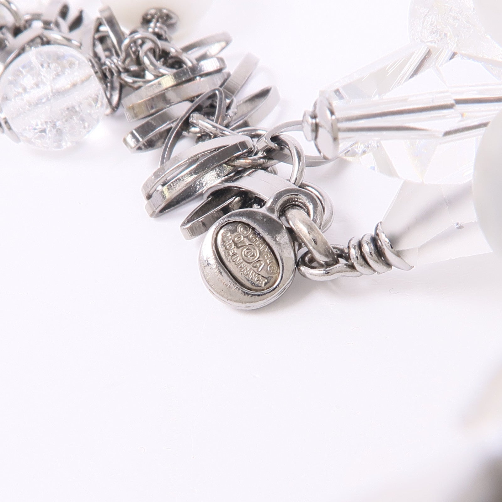 CHANEL 金屬/PVC CC Logo Chain Belt腰帶