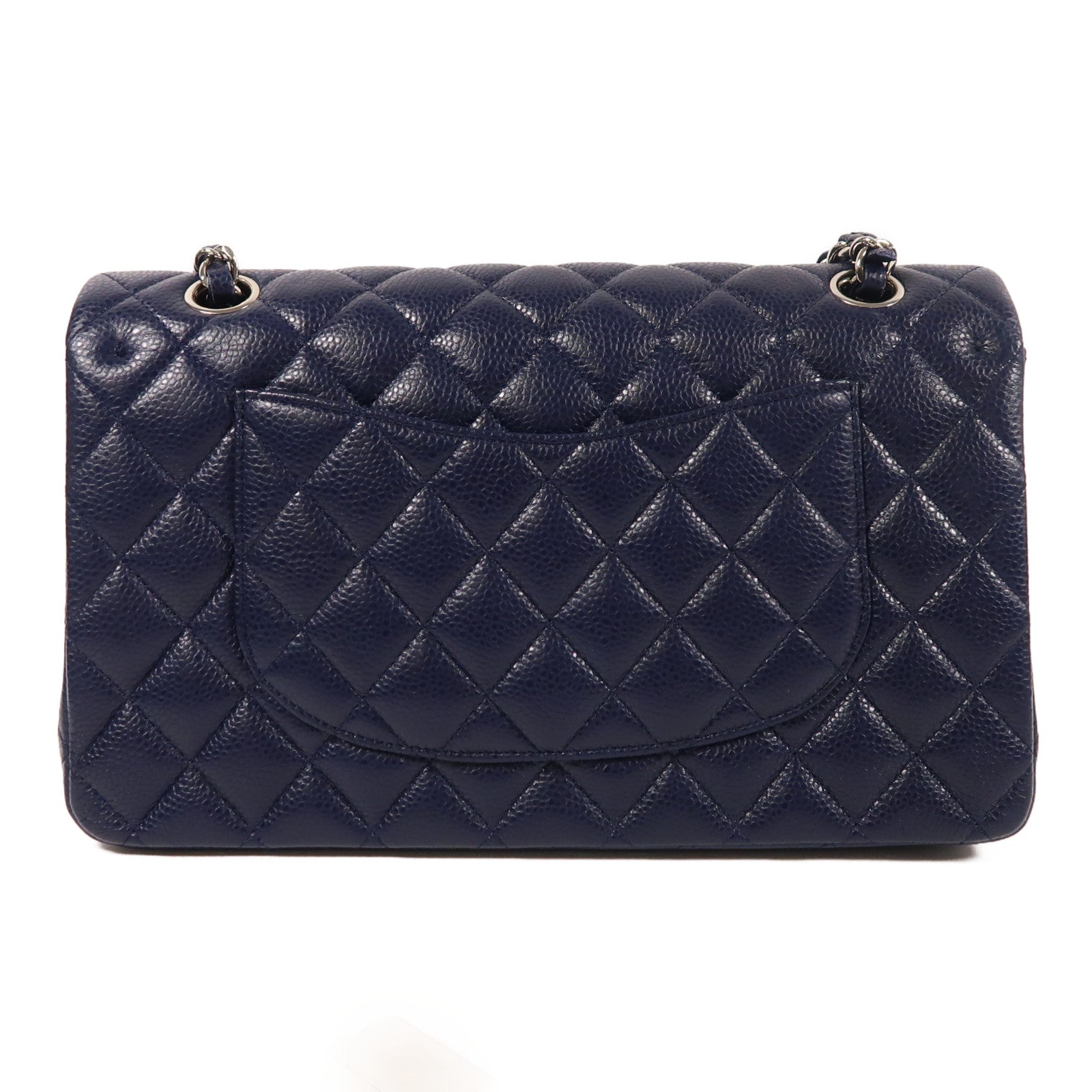 CHANEL 牛皮皮革Classic 25銀扣鏈帶肩背袋