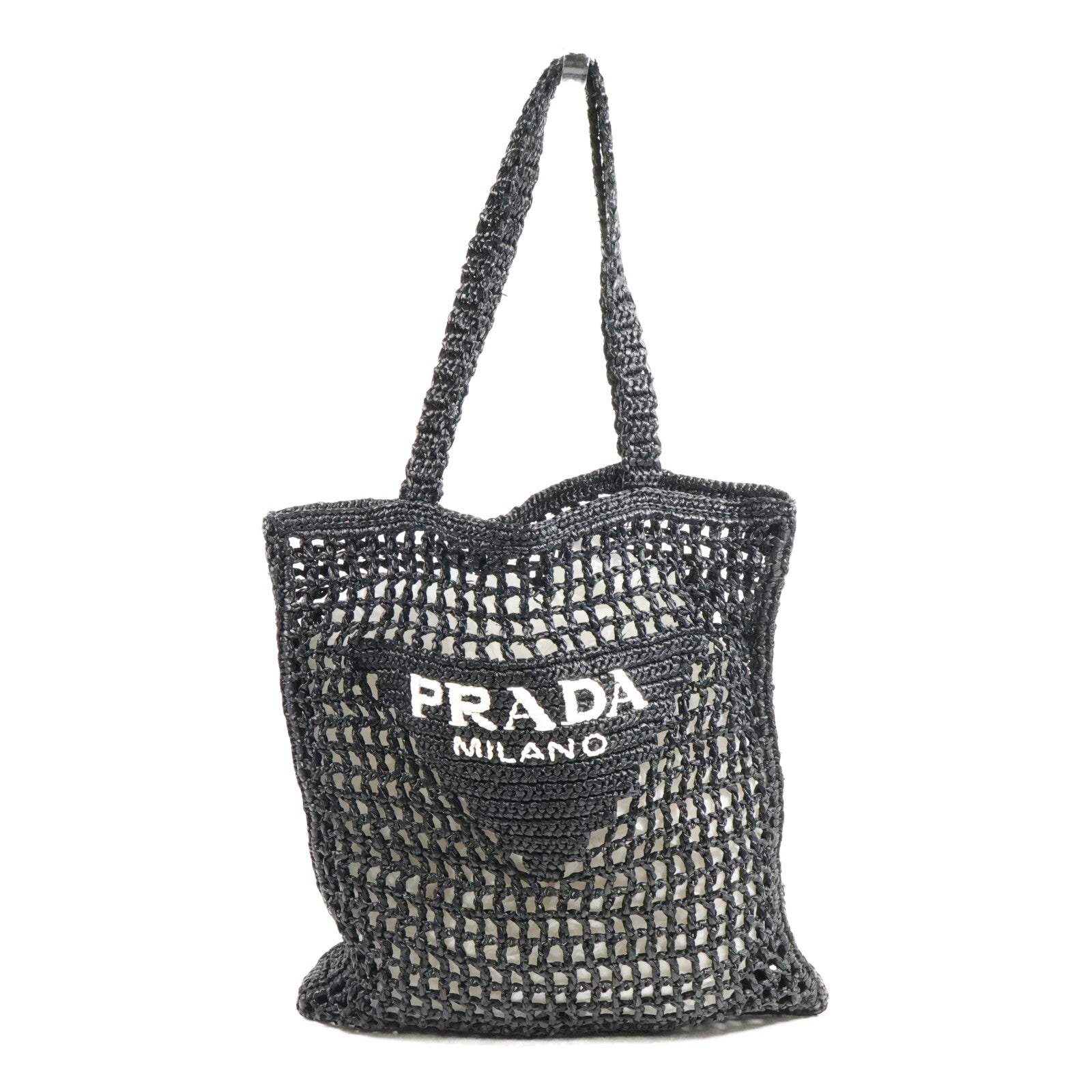 PRADA 酒椰Raffia Tote Bag手挽袋