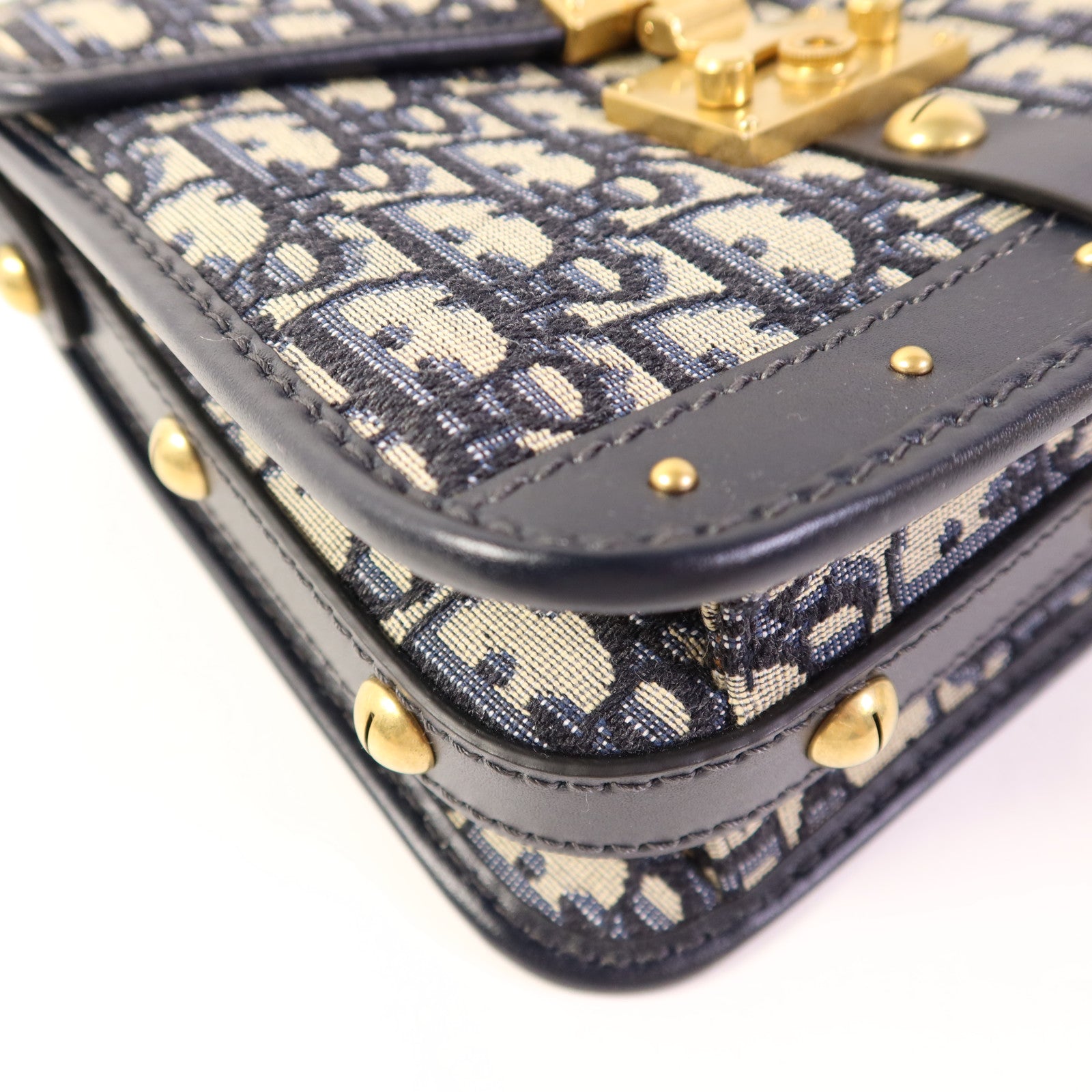 Dior 帆布Shoulder Bag金扣肩背袋