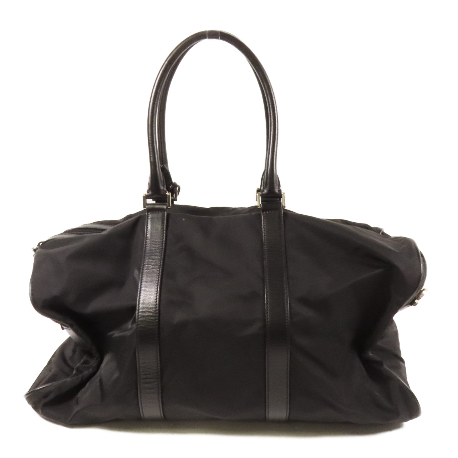 PRADA 尼龍Shoulder Bag銀扣手挽肩背兩用袋