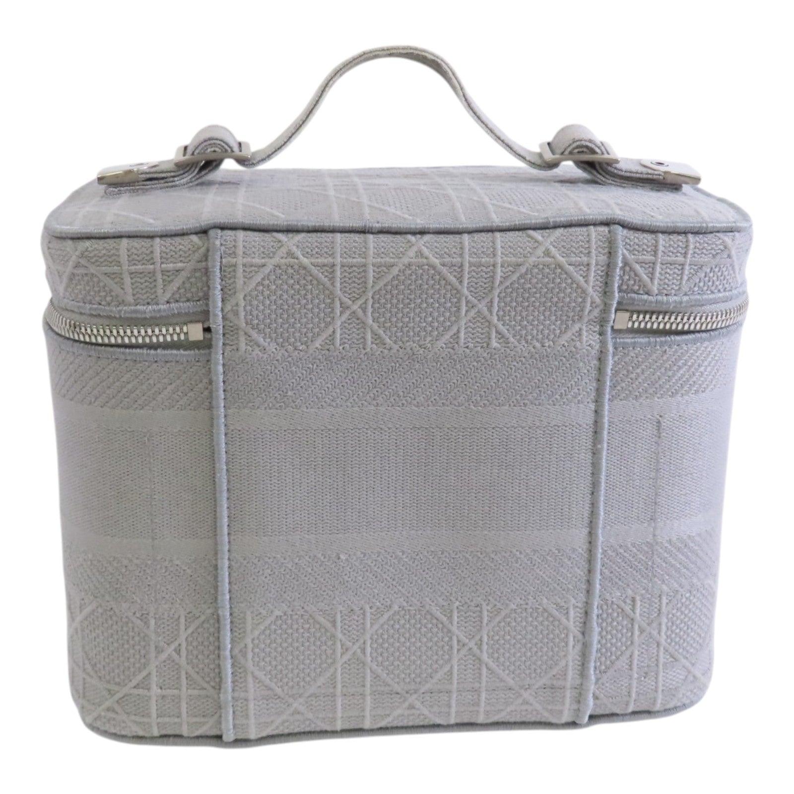 Dior 【激減優惠】帆布Vanity case銀扣手挽袋