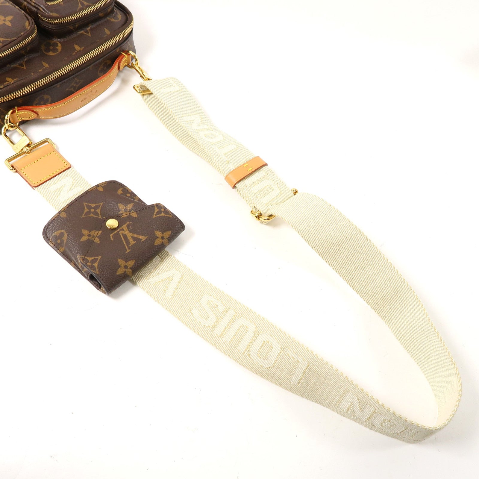 LOUIS VUITTON LV GHW Utility 2 Way Shoulder Bag Handbag M80446 Monogram Brown