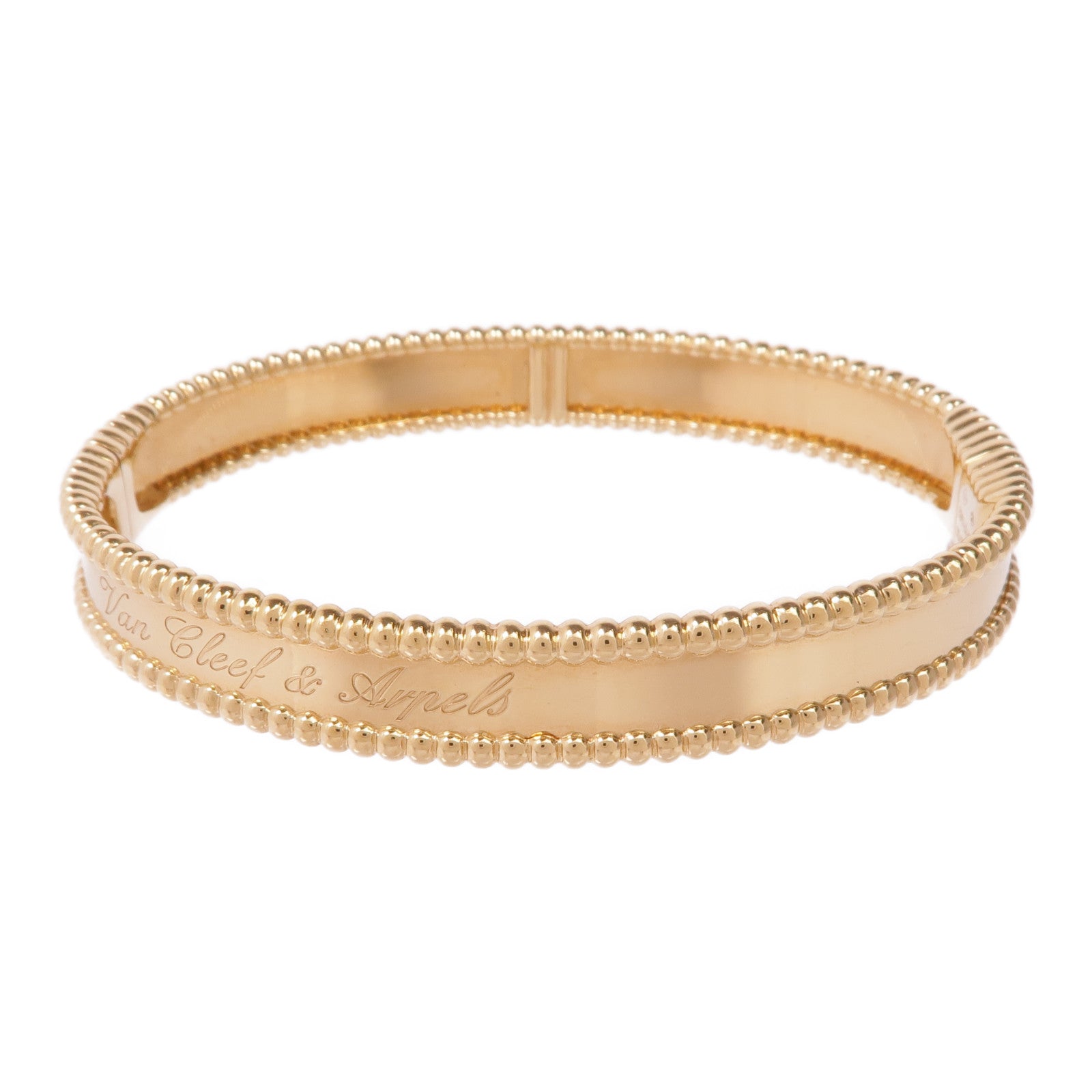 Van Cleef & Arpels 18K黃金Perlée Signature Bracelet手鐲