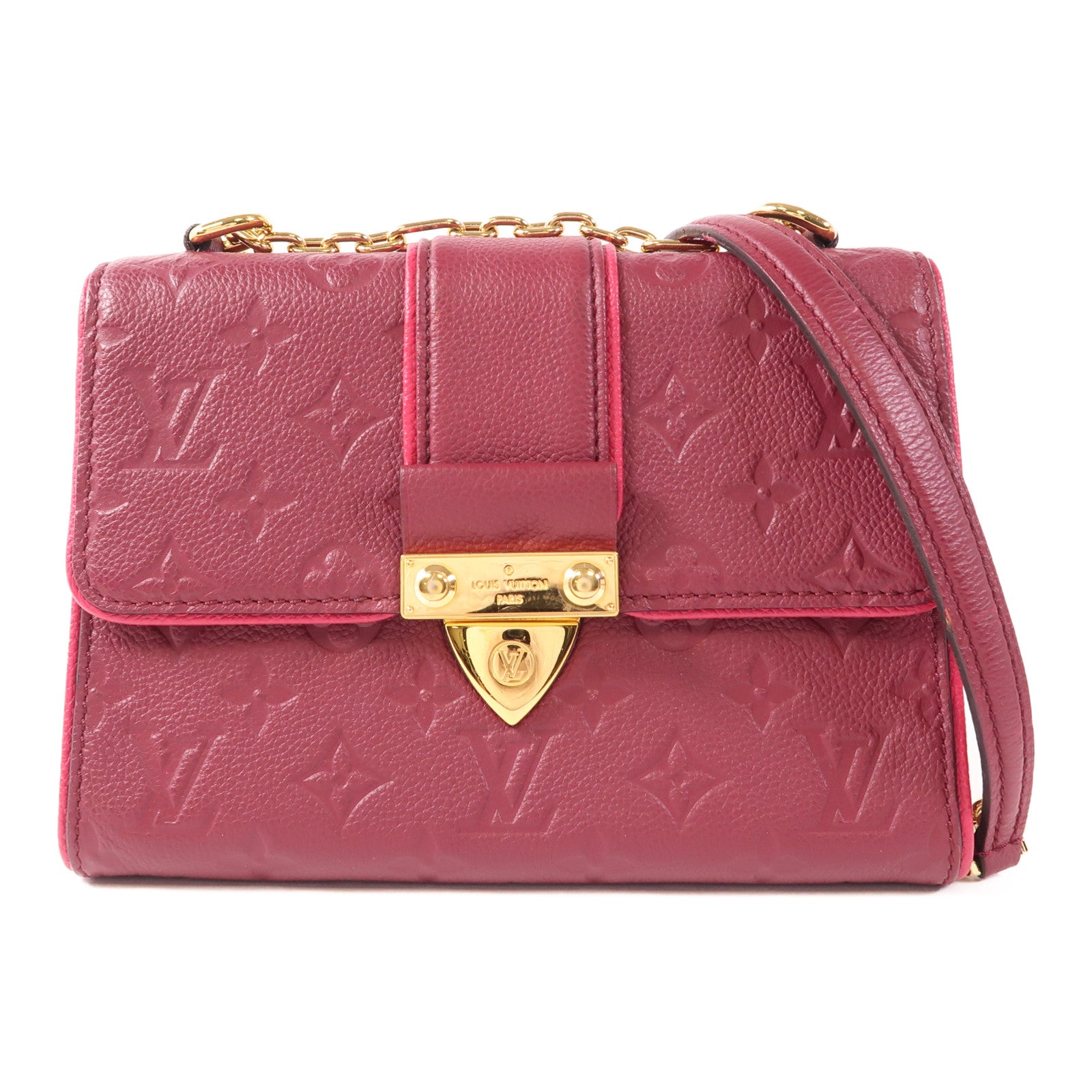 LOUIS VUITTON LV GHW Saint Sulpice BB Shoulder Bag M44241 Monogram Empreinte