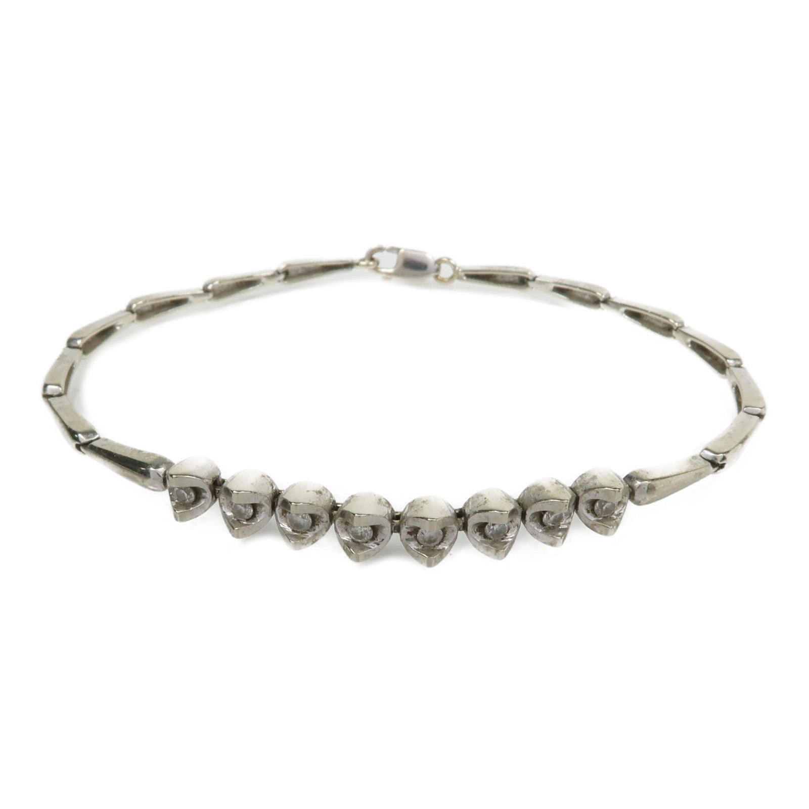 JEWELRY 18K白金Diamond Bracelet鑽石手鏈