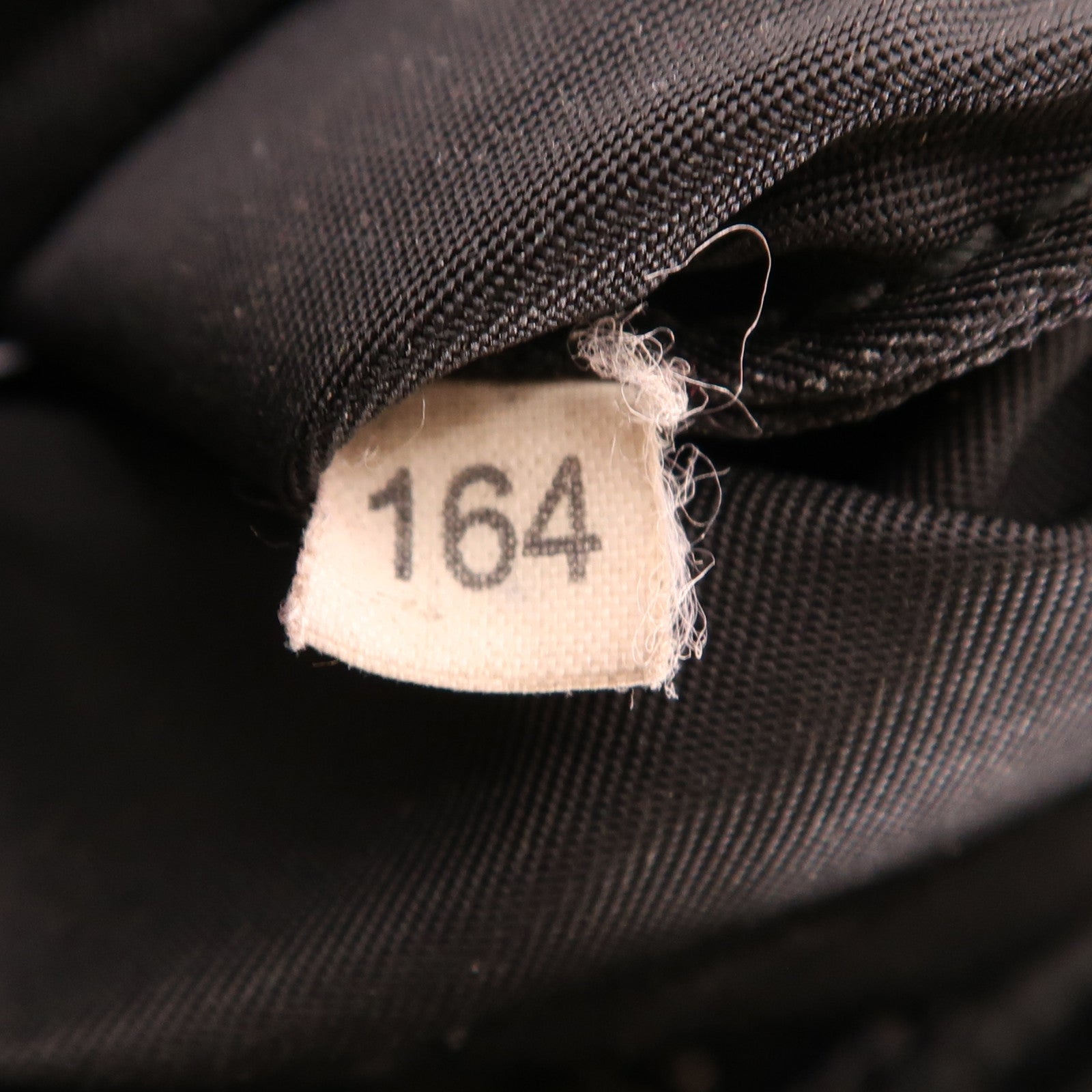 PRADA Handbag Nylon Leather Black