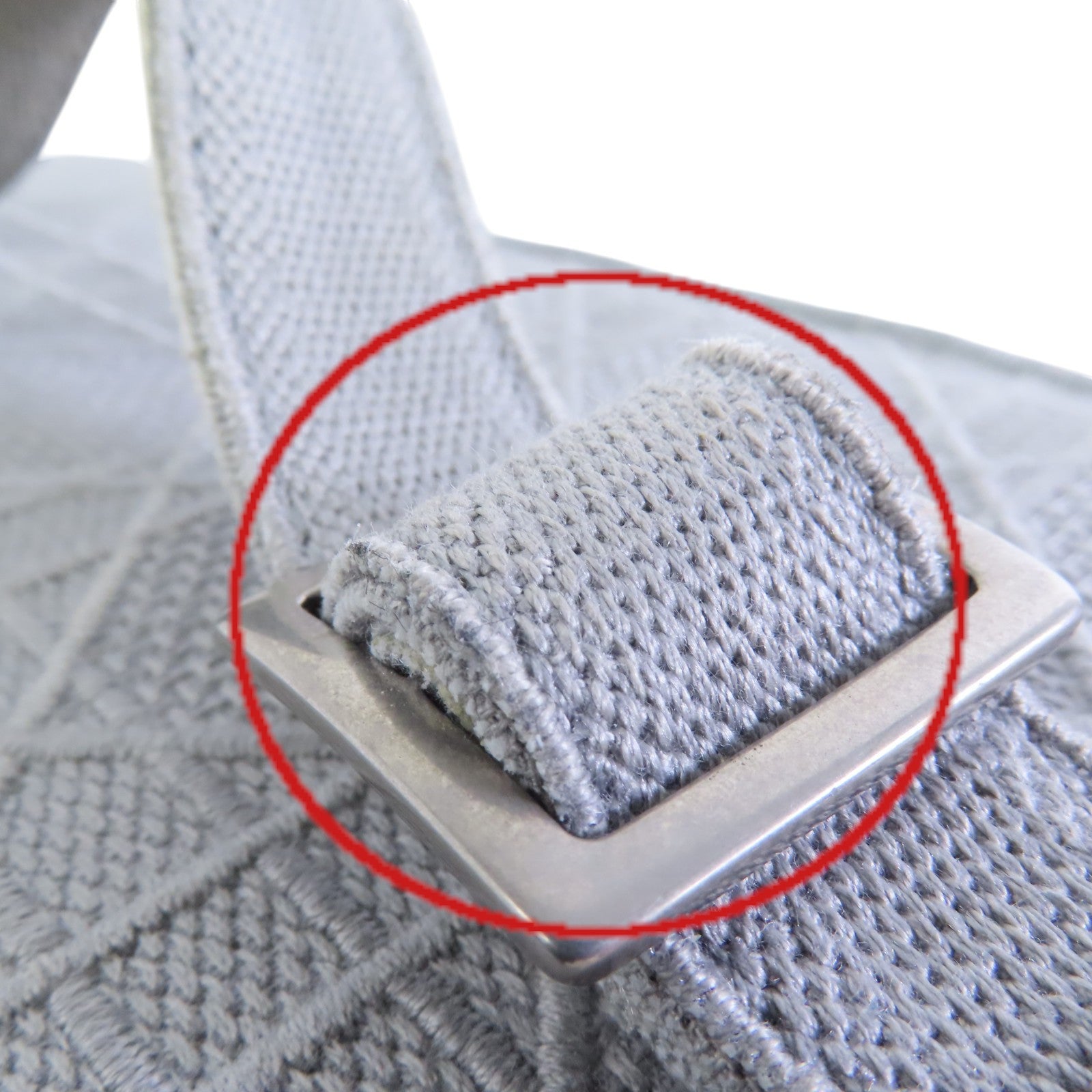 Dior 帆布Vanity case銀扣手挽袋