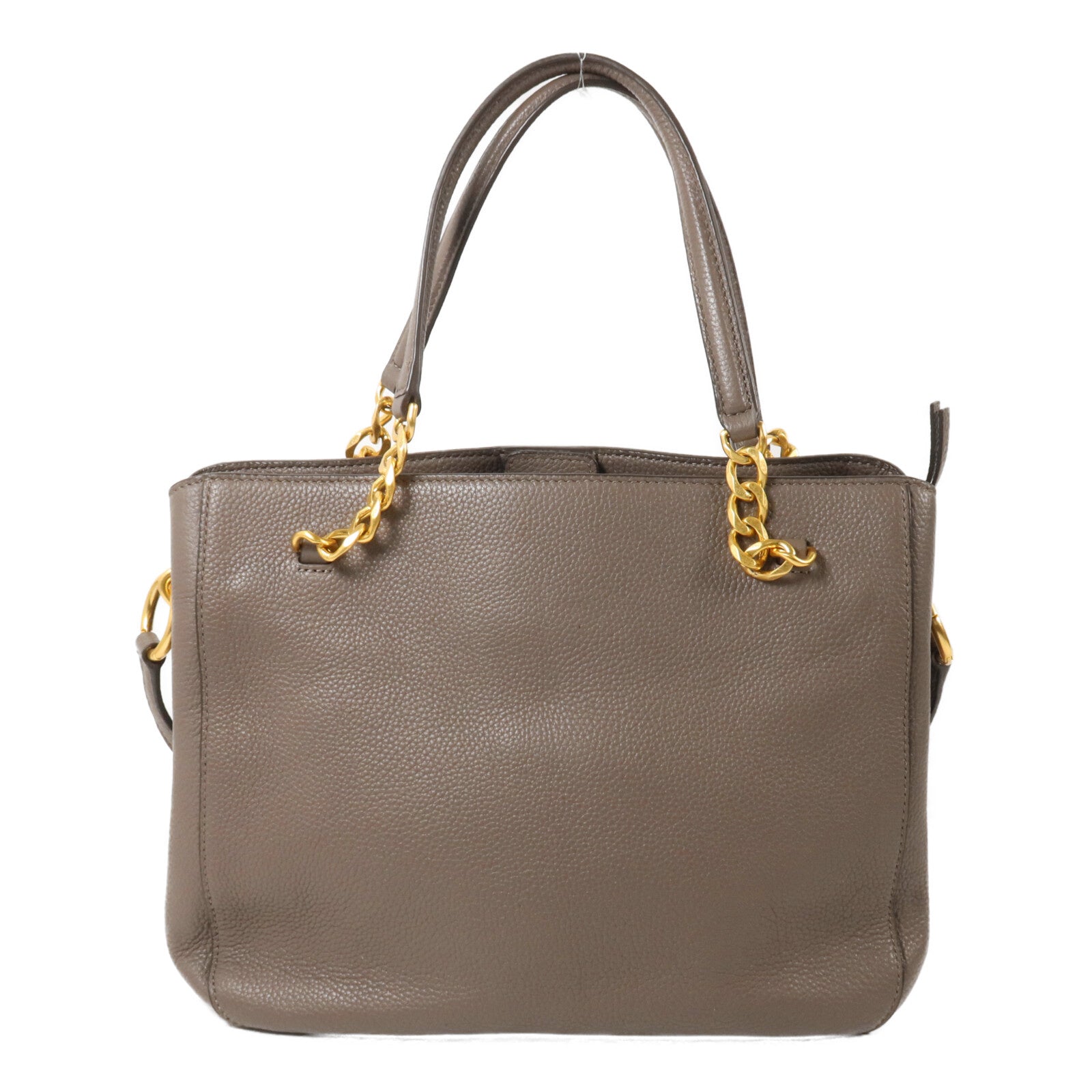 Tory Burch 牛皮皮革Carson Tote鏈帶手挽肩背兩用袋