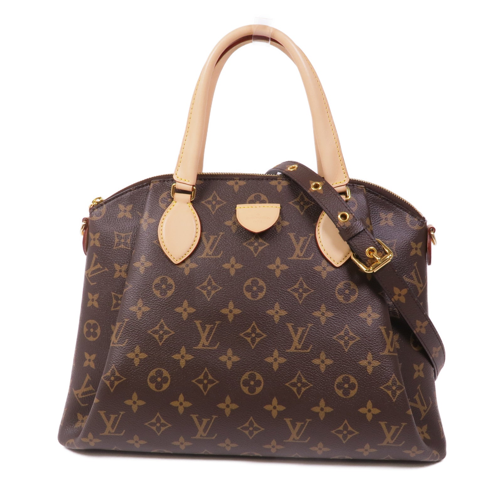 LOUIS VUITTON LV GHW Rivoli PM 2 Way Shoulder Bag M44543 Monogram Brown