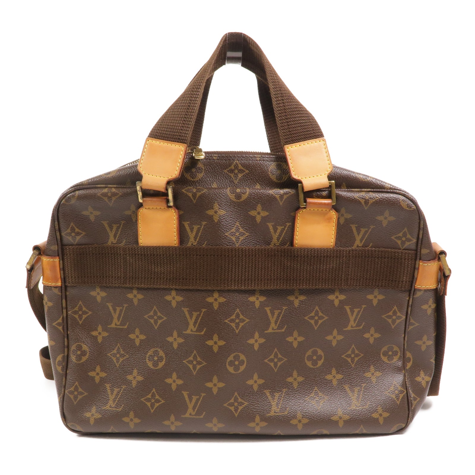 LOUIS VUITTON Monogram Sac Bosphore金扣手挽肩背兩用袋