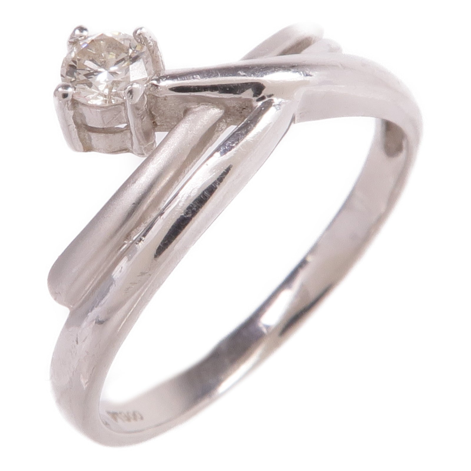 JEWELRY 【激減優惠】PT900鉑金Diamond Ring鑽石戒指US#5.5