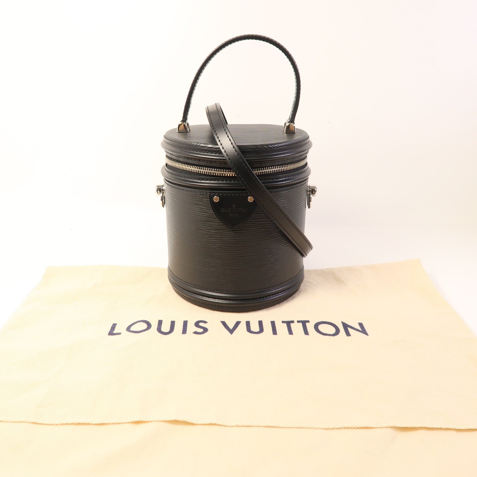 LOUIS VUITTON Epi Cannes銀扣手挽肩背兩用袋