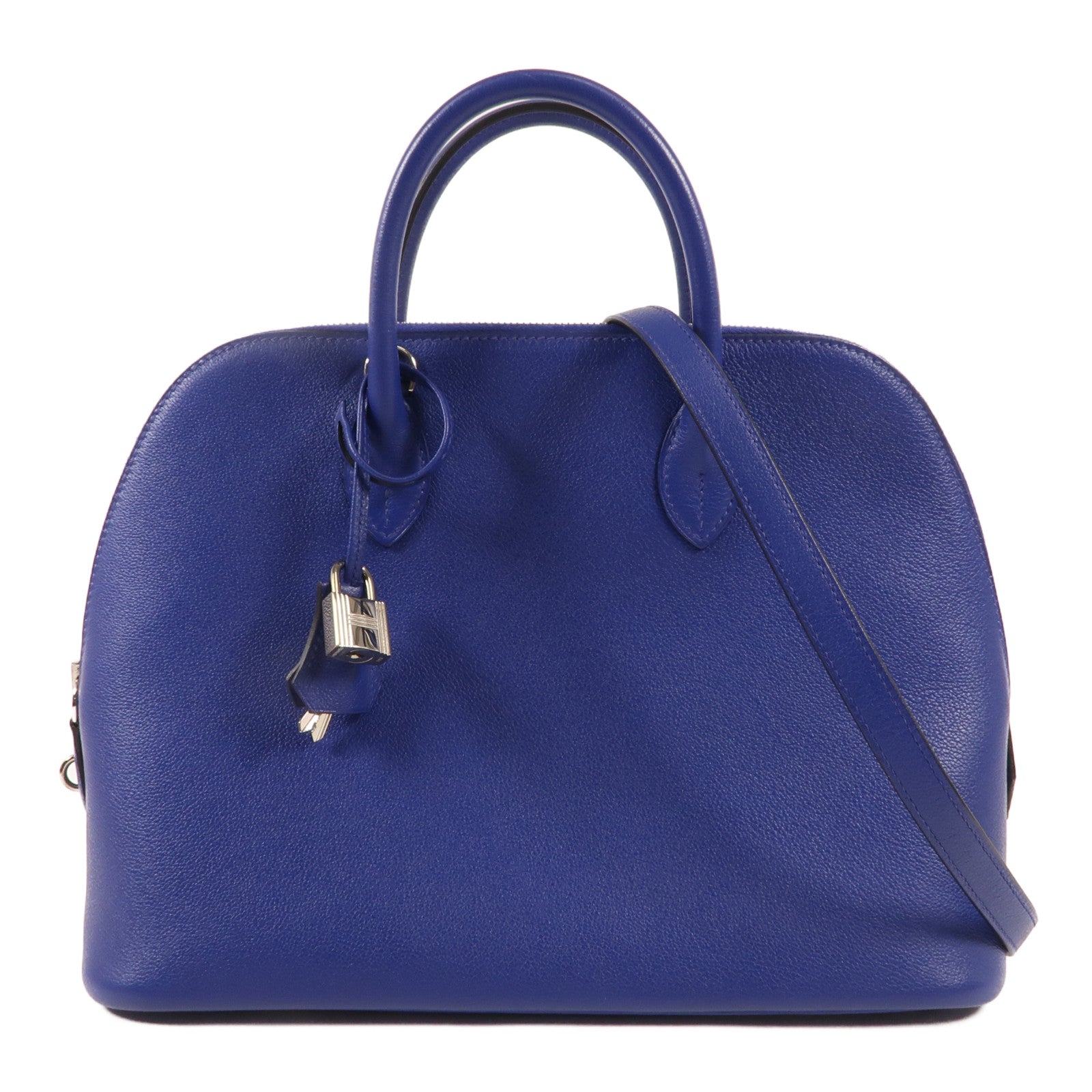 HERMES Evercolor皮革Bolide 1923 30銀扣手挽肩背兩用袋