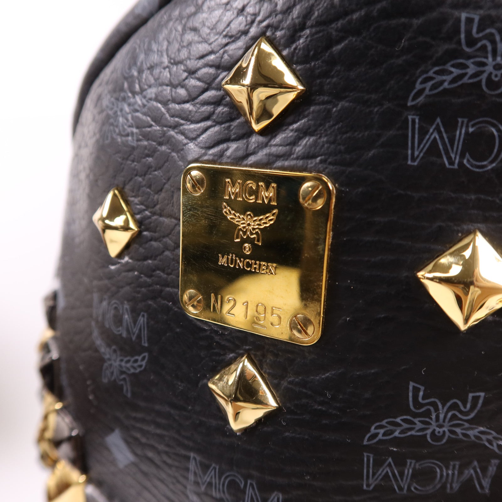 MCM 塗層帆布Rucksack背包