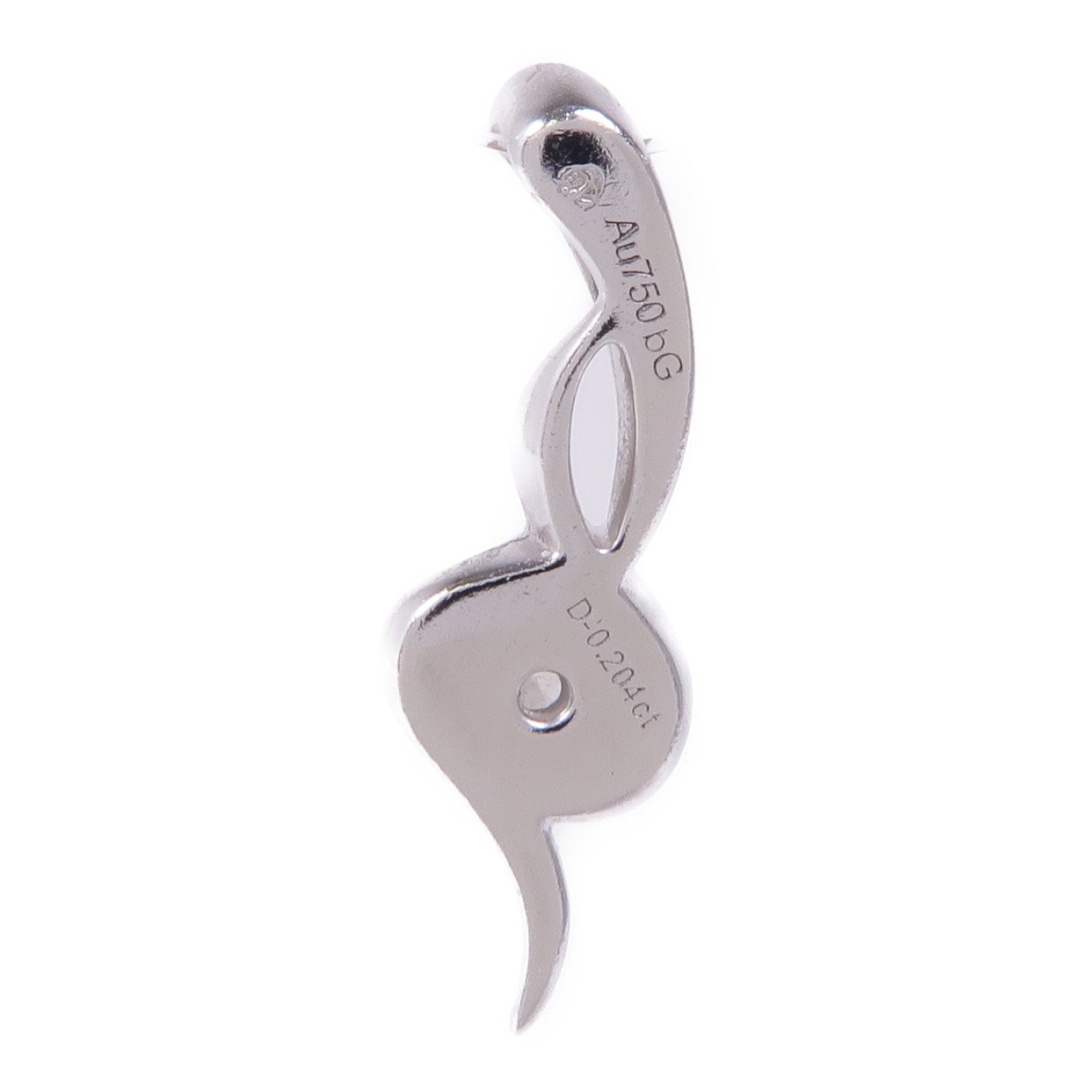 JEWELRY 18K白金Diamond Pendant Top鑽石吊墜