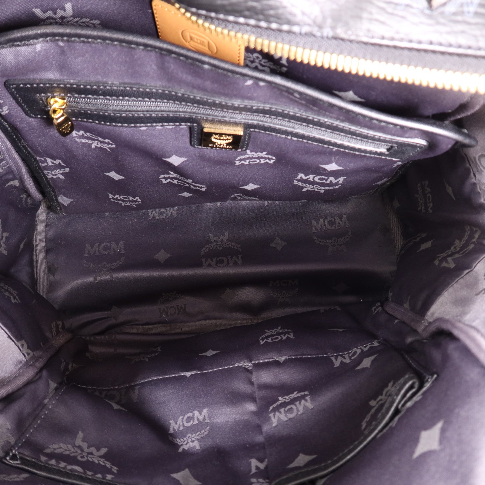 MCM 塗層帆布Rucksack背包