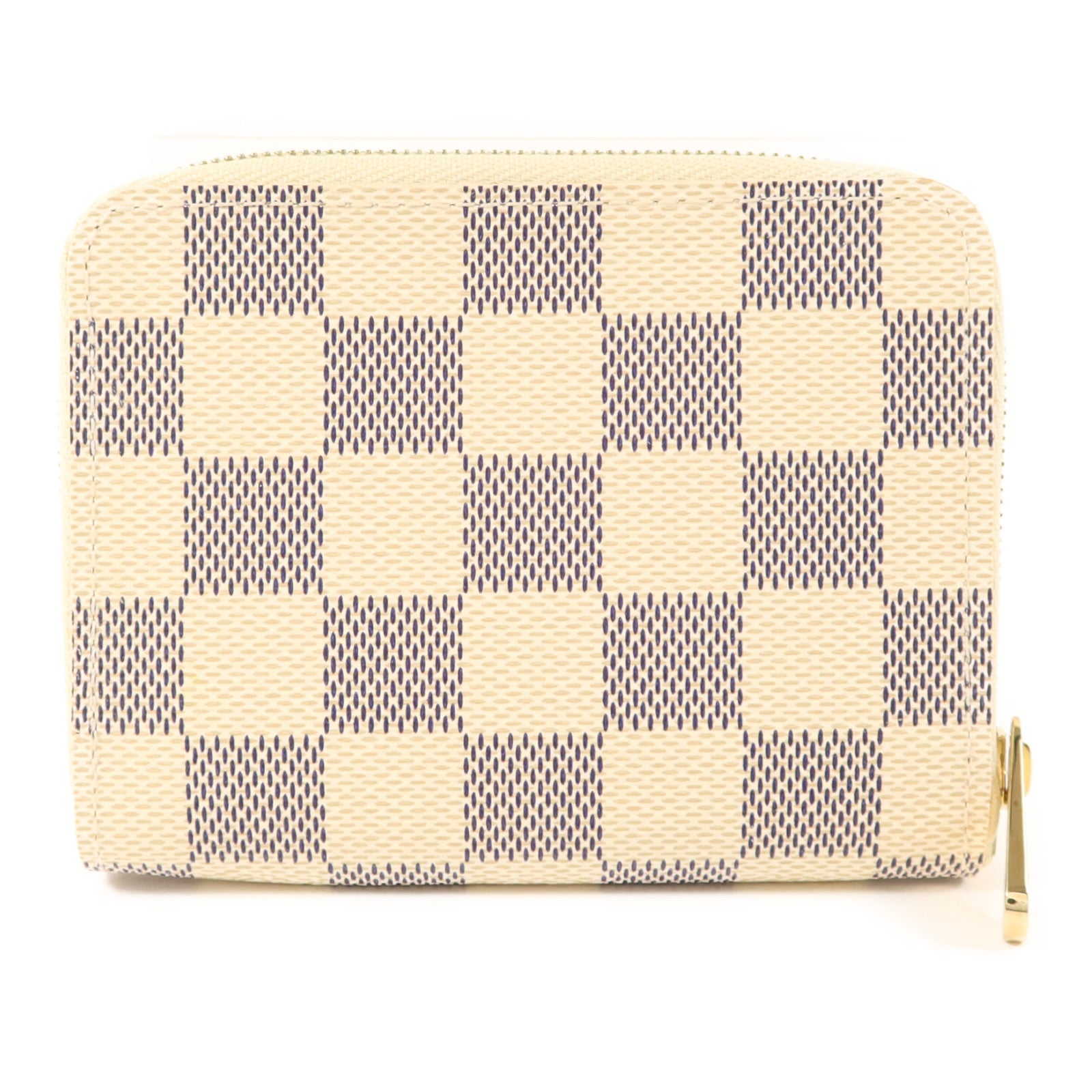 LOUIS VUITTON Damier Azur Coin Purse金扣零錢包