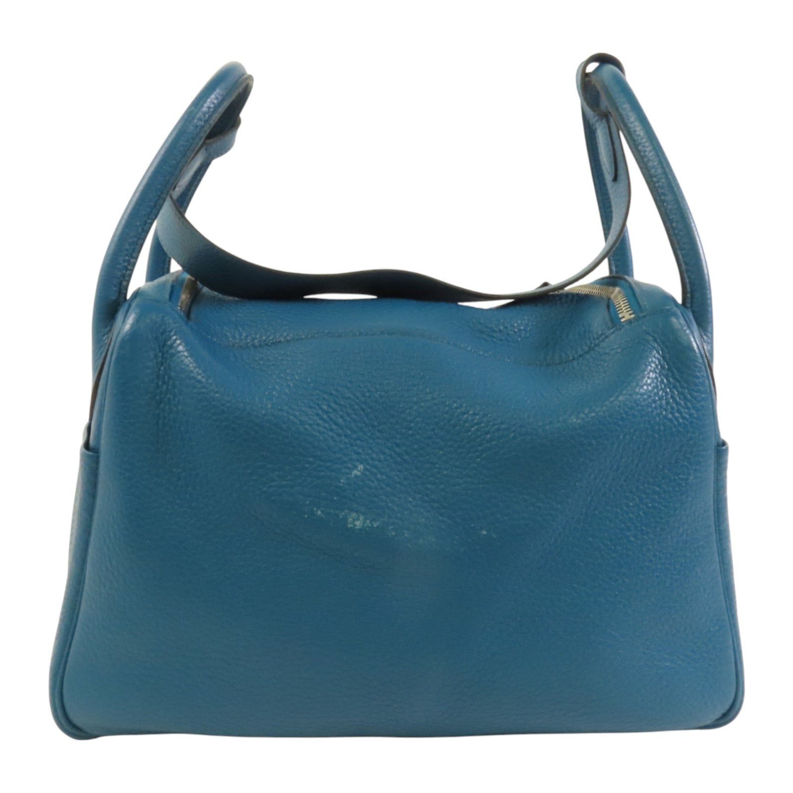 HERMES Clemence皮革Lindy 30銀扣肩背袋