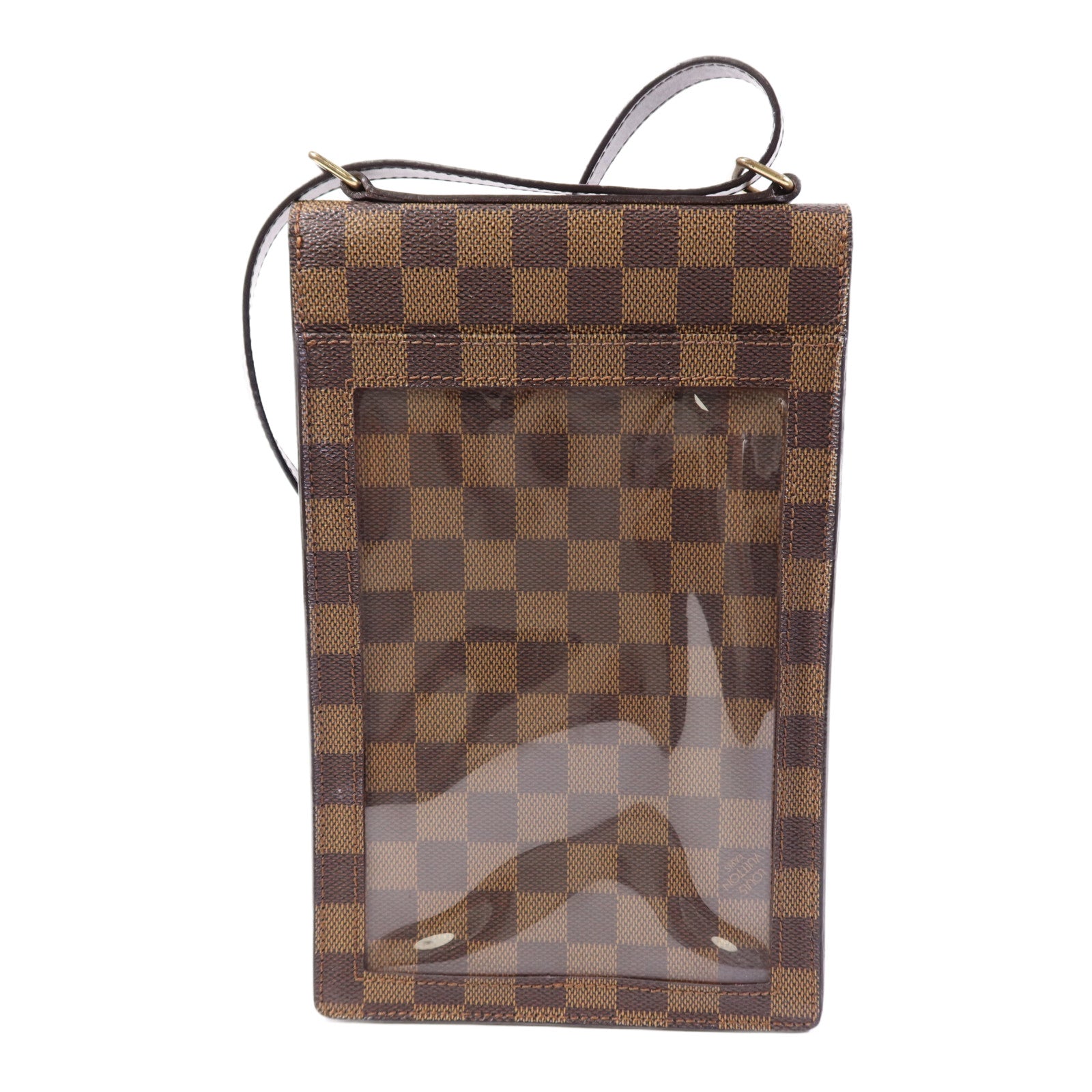 LOUIS VUITTON Damier Portobello金扣肩背袋