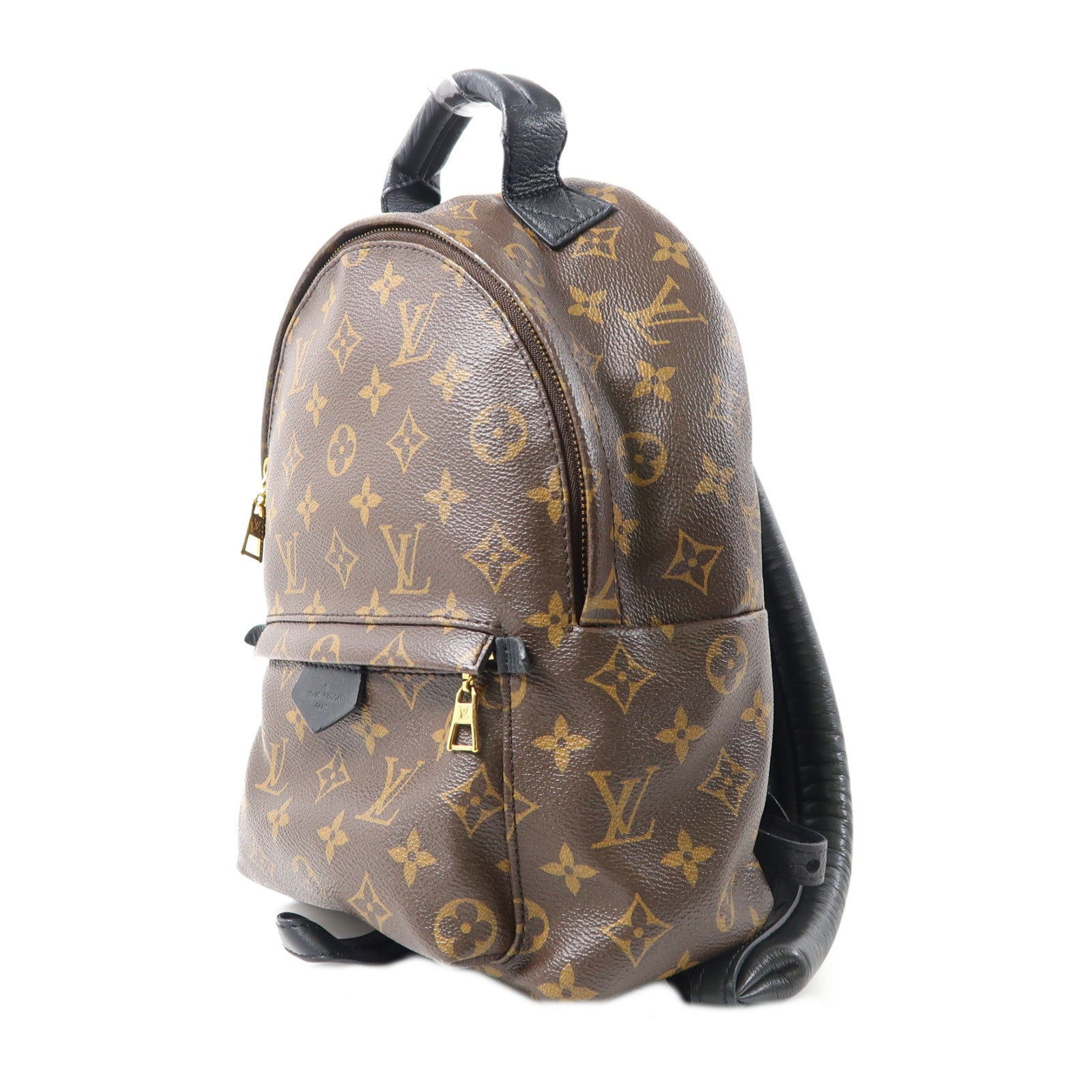 LOUIS VUITTON LV GHW Palm Springs Backpack M44874 Monogram Brown/Black