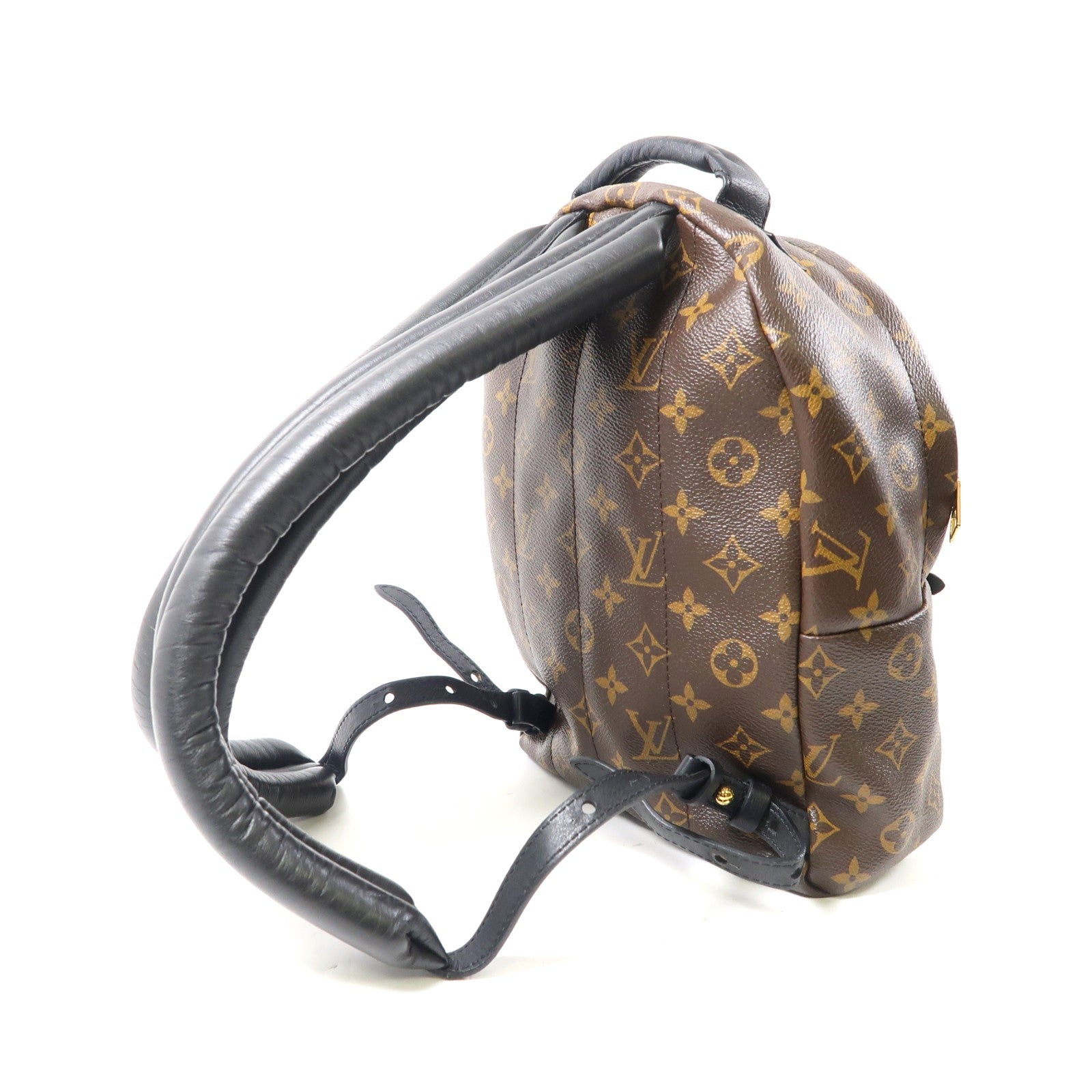 LOUIS VUITTON LV GHW Palm Springs Backpack M44874 Monogram Brown/Black