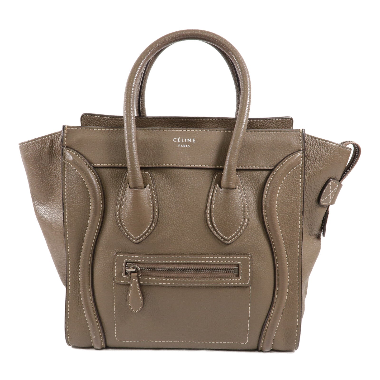 CELINE 牛皮皮革Mirco Luggage手挽袋